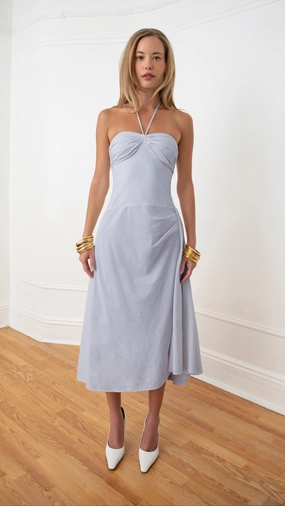 Stretch Comfort Bardot Midi Dress