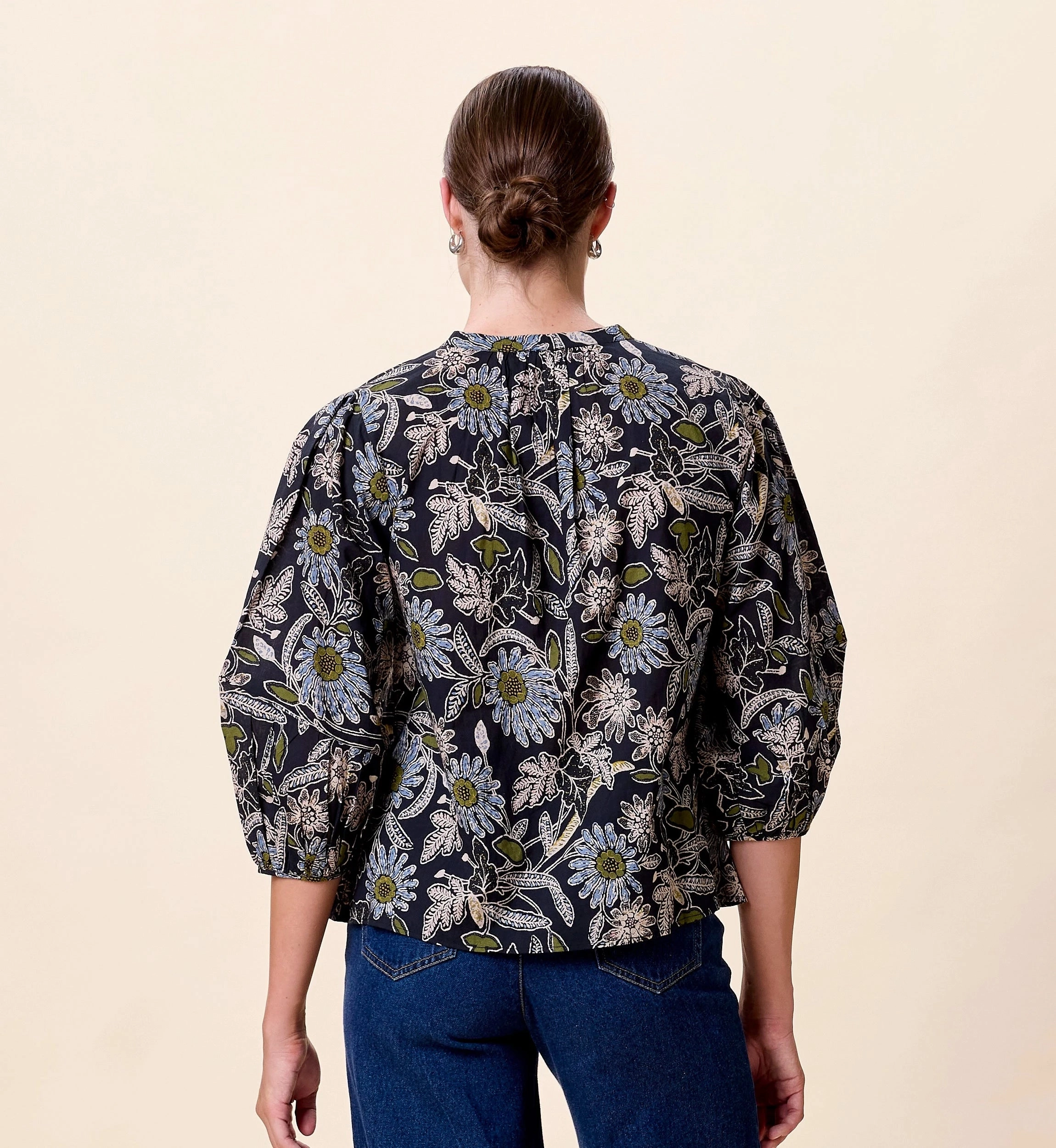 StretchComfort Hot Weather Belle Blouse | Dark Magnolia