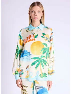 AntiStatic Treatment Eco Dye Process Berenice Califullmoon Shirt