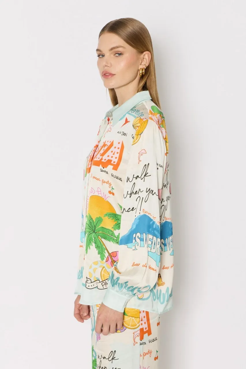 OrganicCottonBlend Berenice Califullmoon Shirt