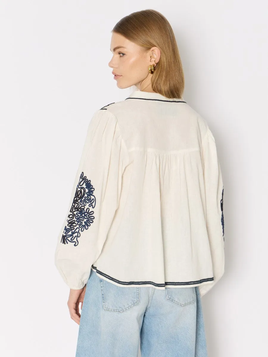 Natural Fiber Blend Berenice Corfu Shirt