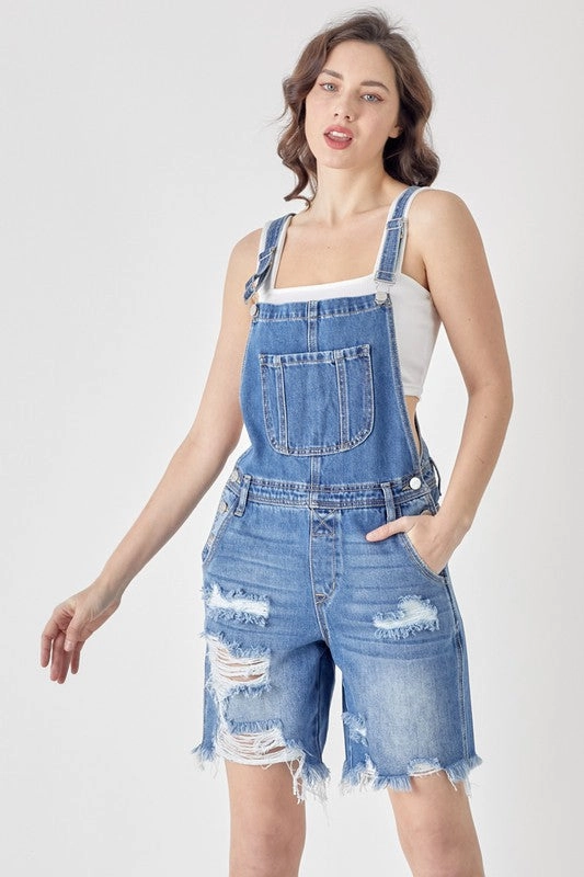 Bettie Bermuda Overalls S-XL Smooth Layer Vibrant color
