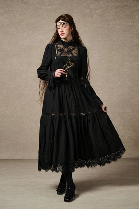 Beverly 31| victorian linen dress Fit Flex