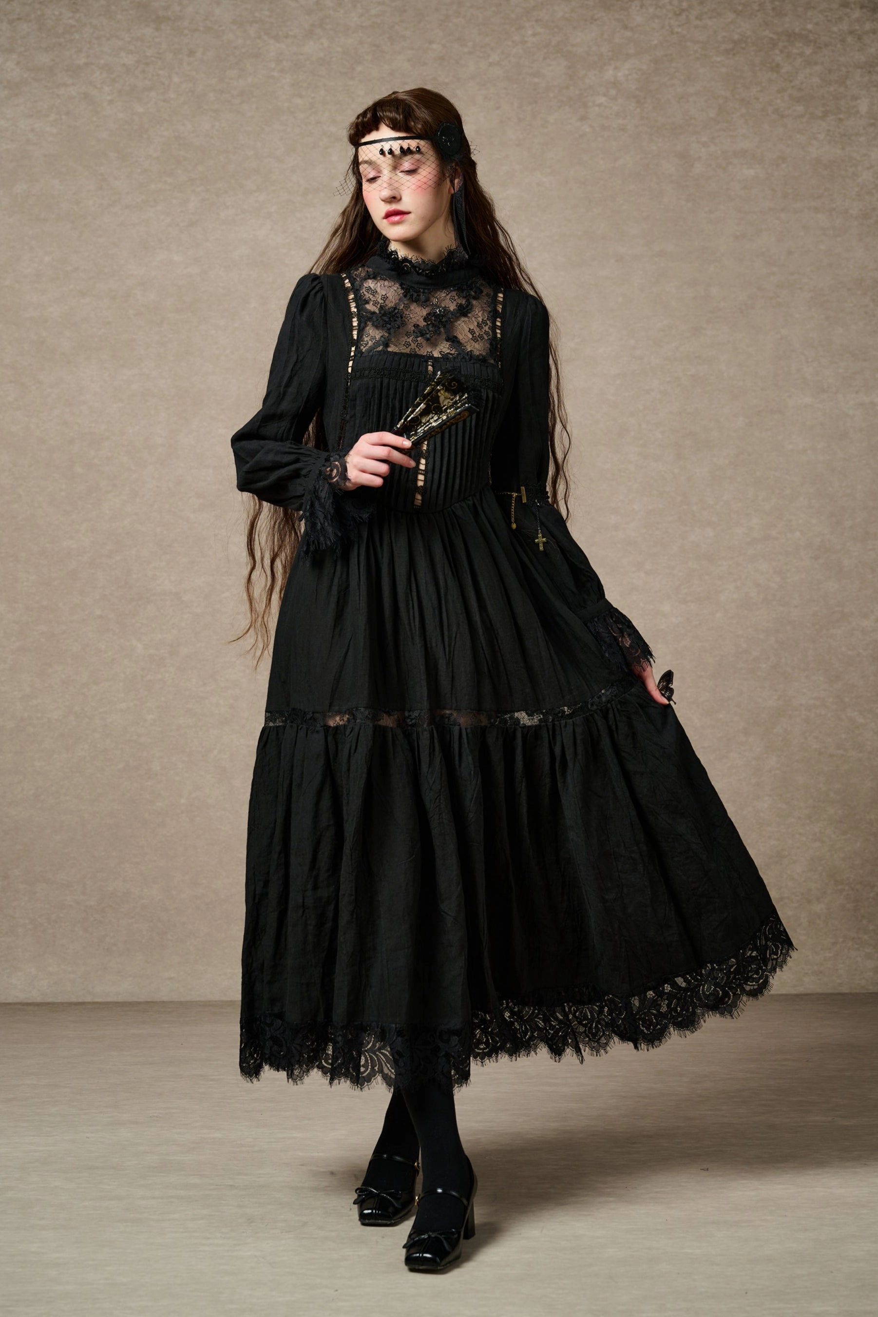 Beverly 31| victorian linen dress Active Flex Flexible Ankle Cuffs