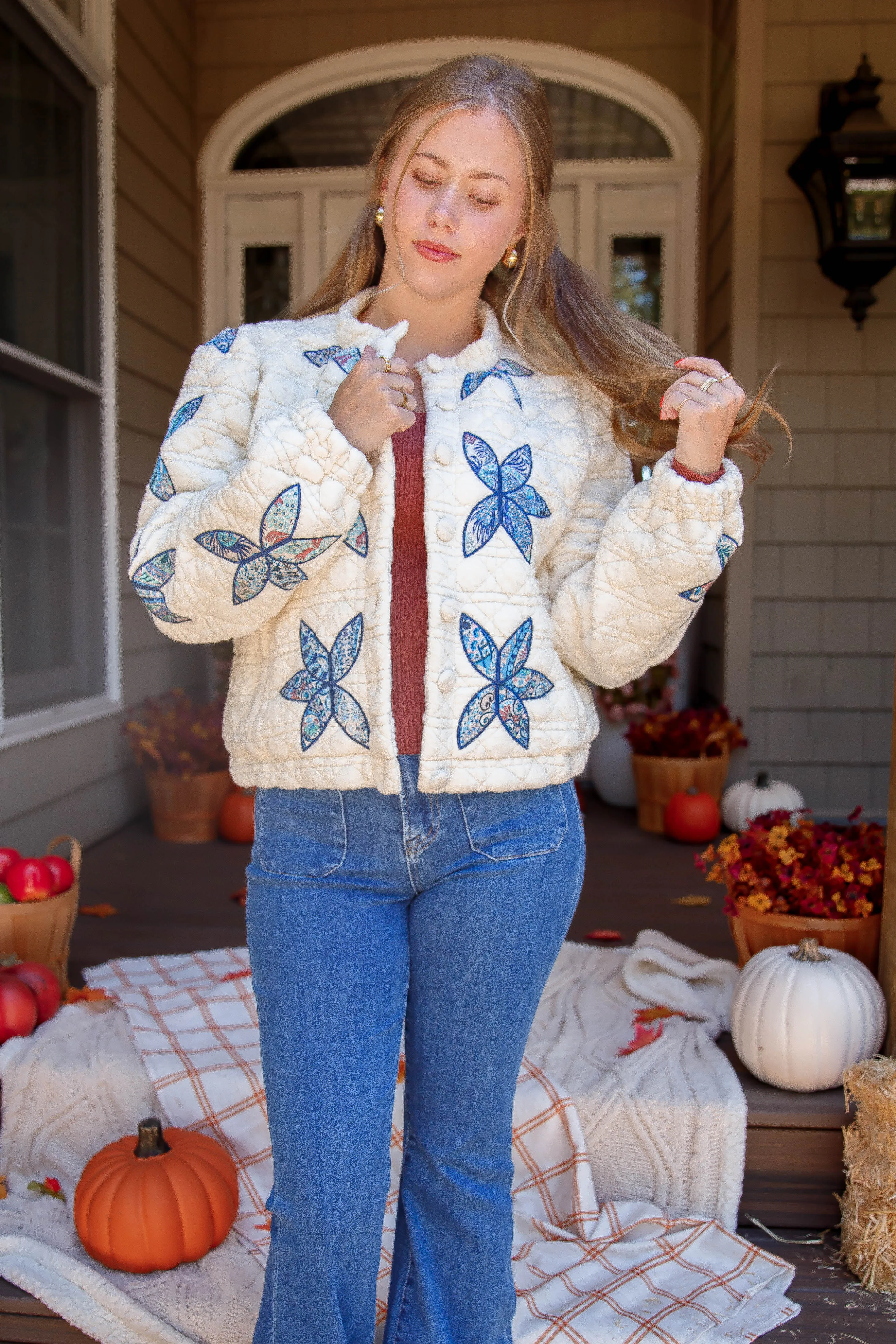 BrushedInnerSurface FlexibleWaistband Big Dreamer Quilted Jacket