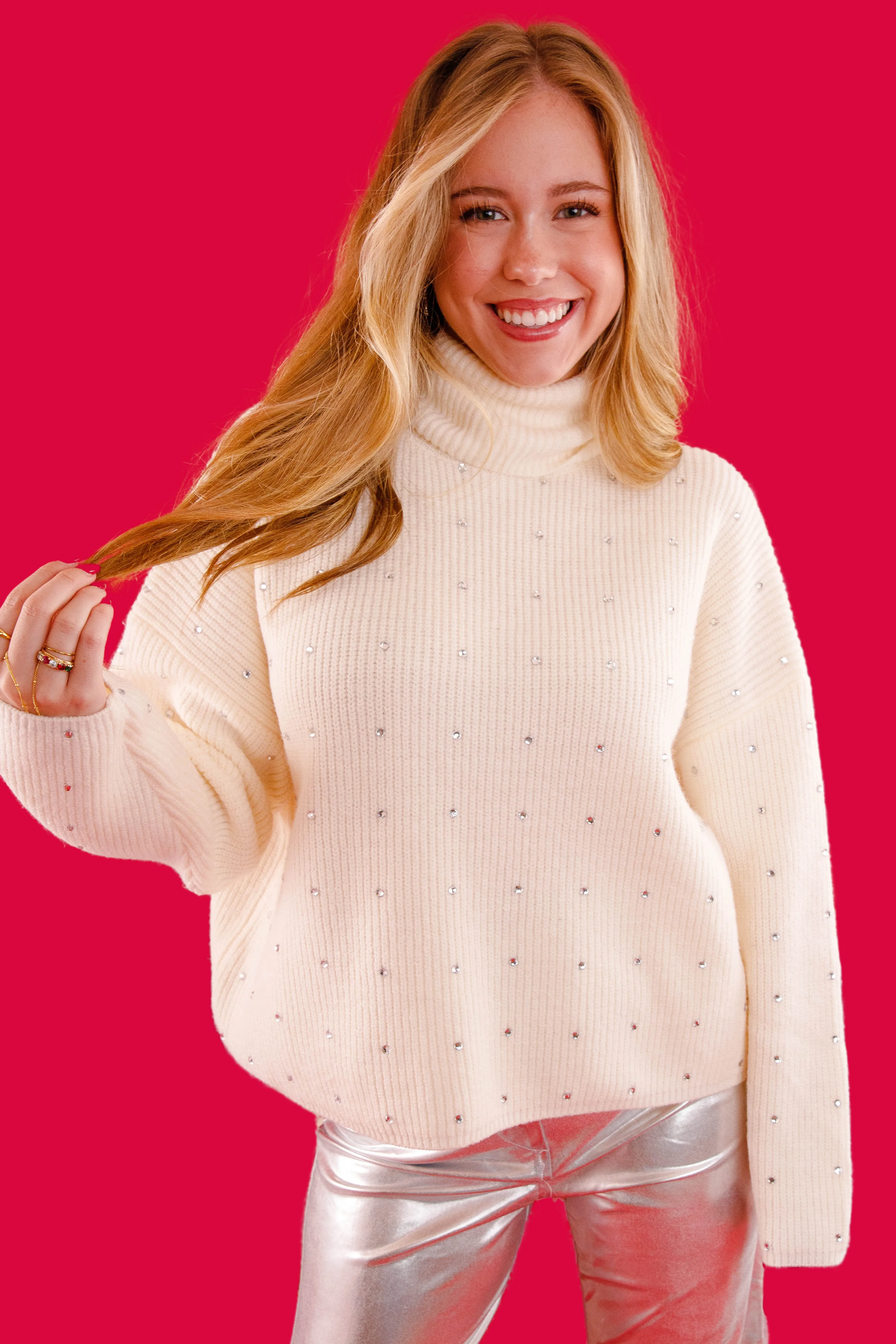 Big Fantasies Sweater Hypoallergenic Yarn Compression Fit Technology