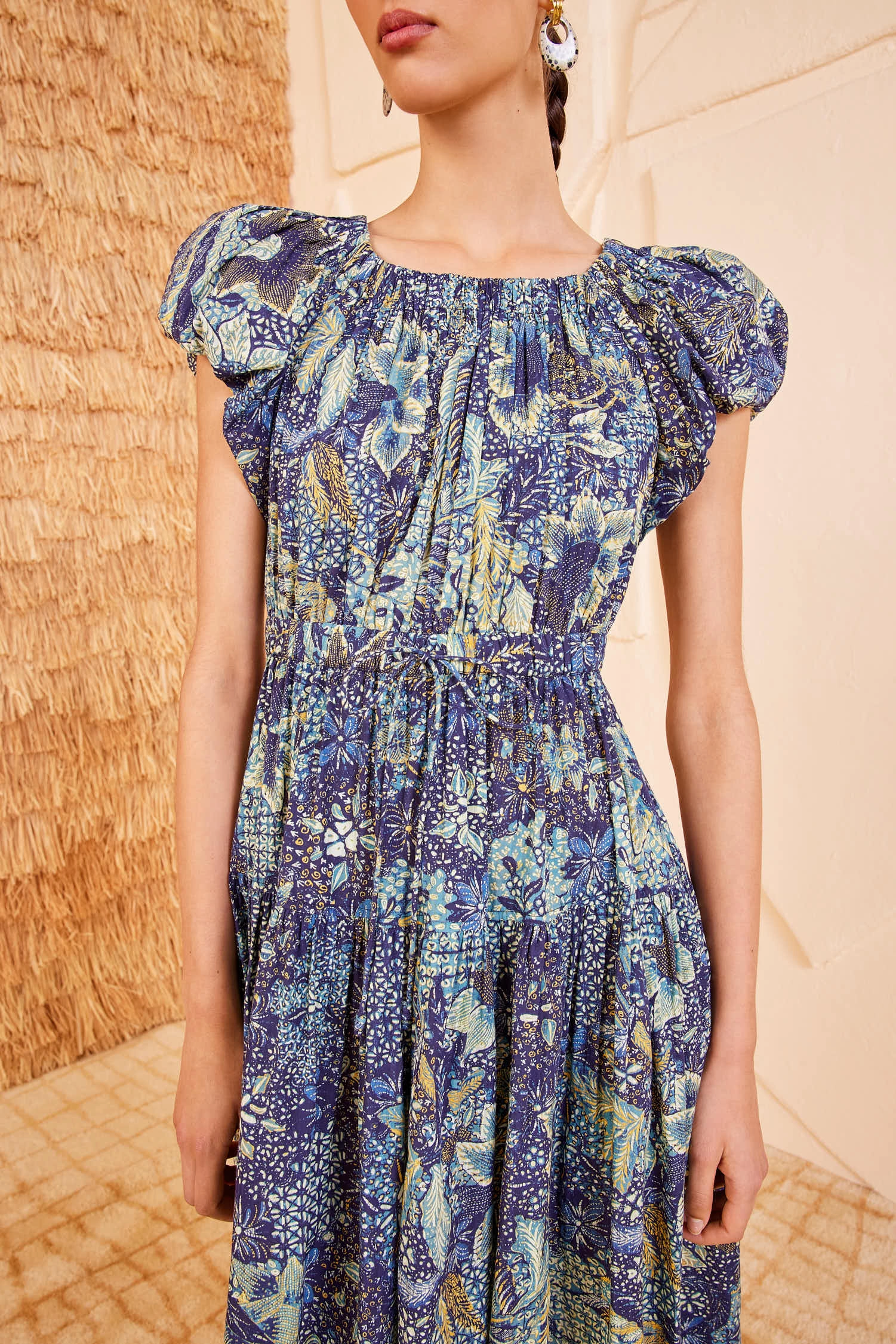 Elegant brunch outfit Ulla Johnson Abigail Dress