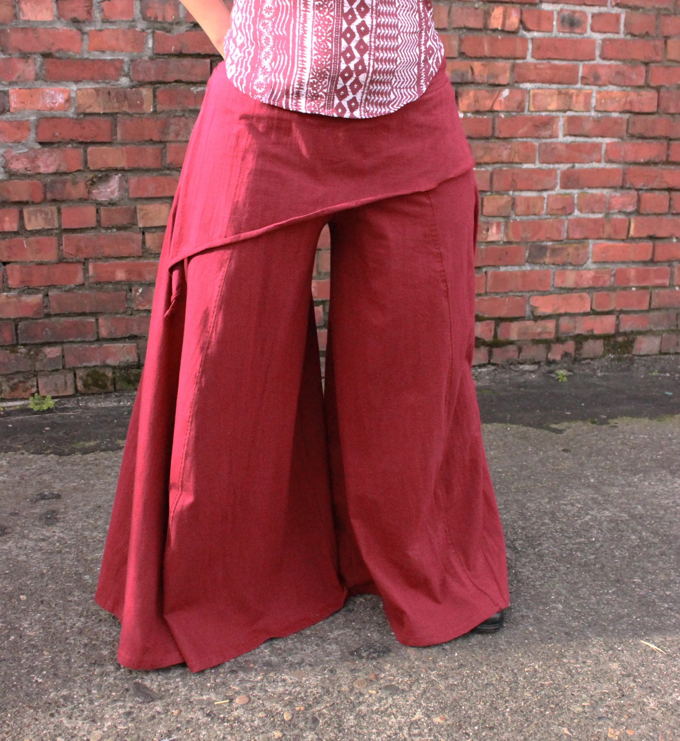 Slim Profile Chilly Weather Comfort Boho Skirt Pant