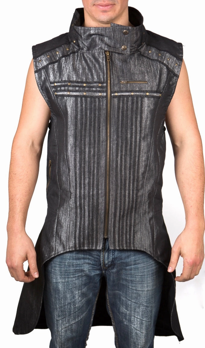 ModularLayering Eco Conscious Production Cyber Warlock Tailcoat