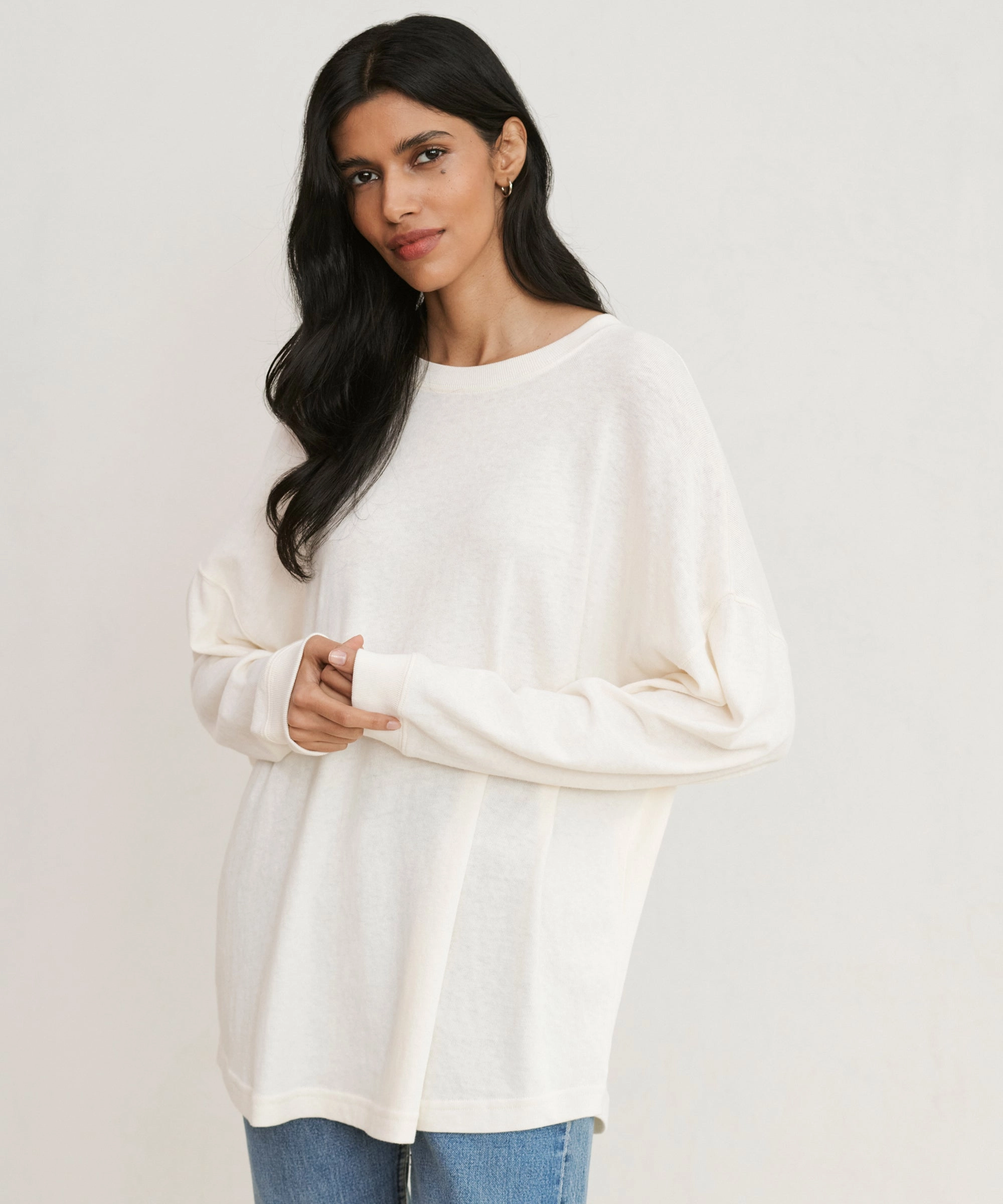 Boyfriend Long-Sleeve Tee Vintage Shirt