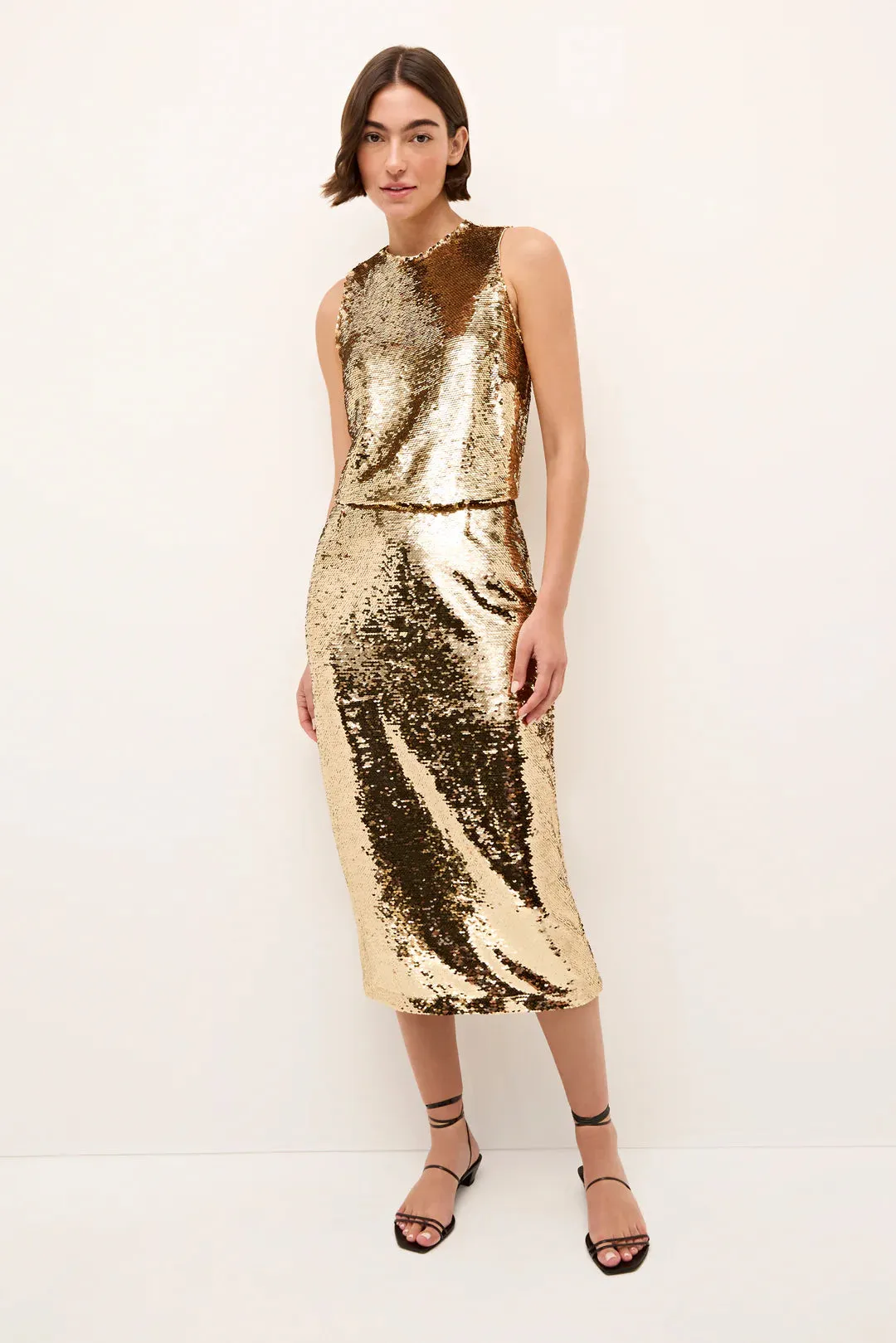 Marie Oliver Davis Top ReflectiveTrimDetails