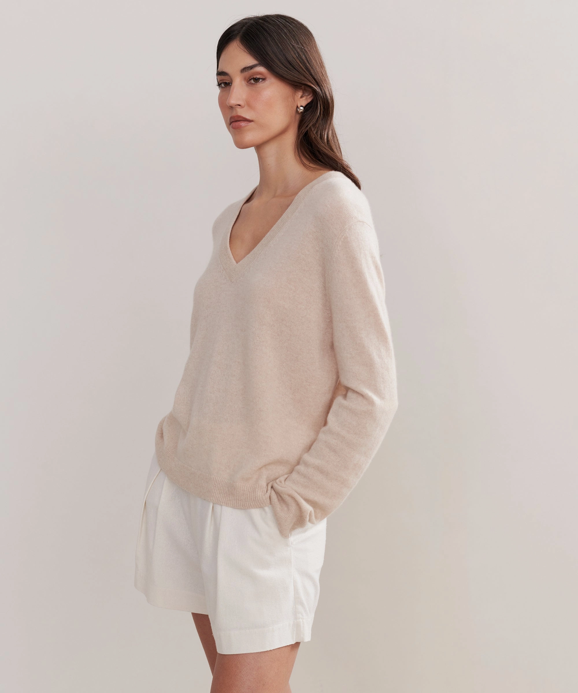 Flynn Cashmere Sweater Cozy Weekend Eco Certified Fibers