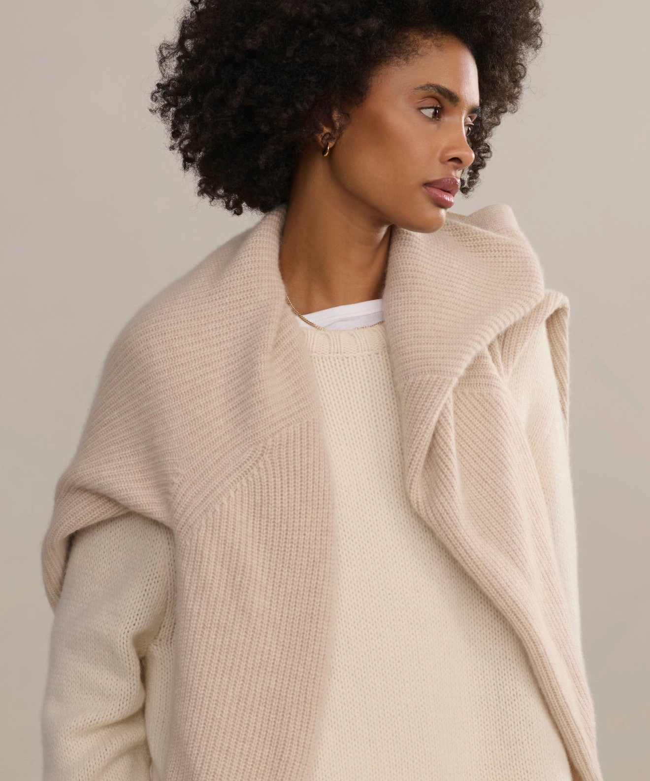 Cashmere Amelia Crewneck Soft Finish