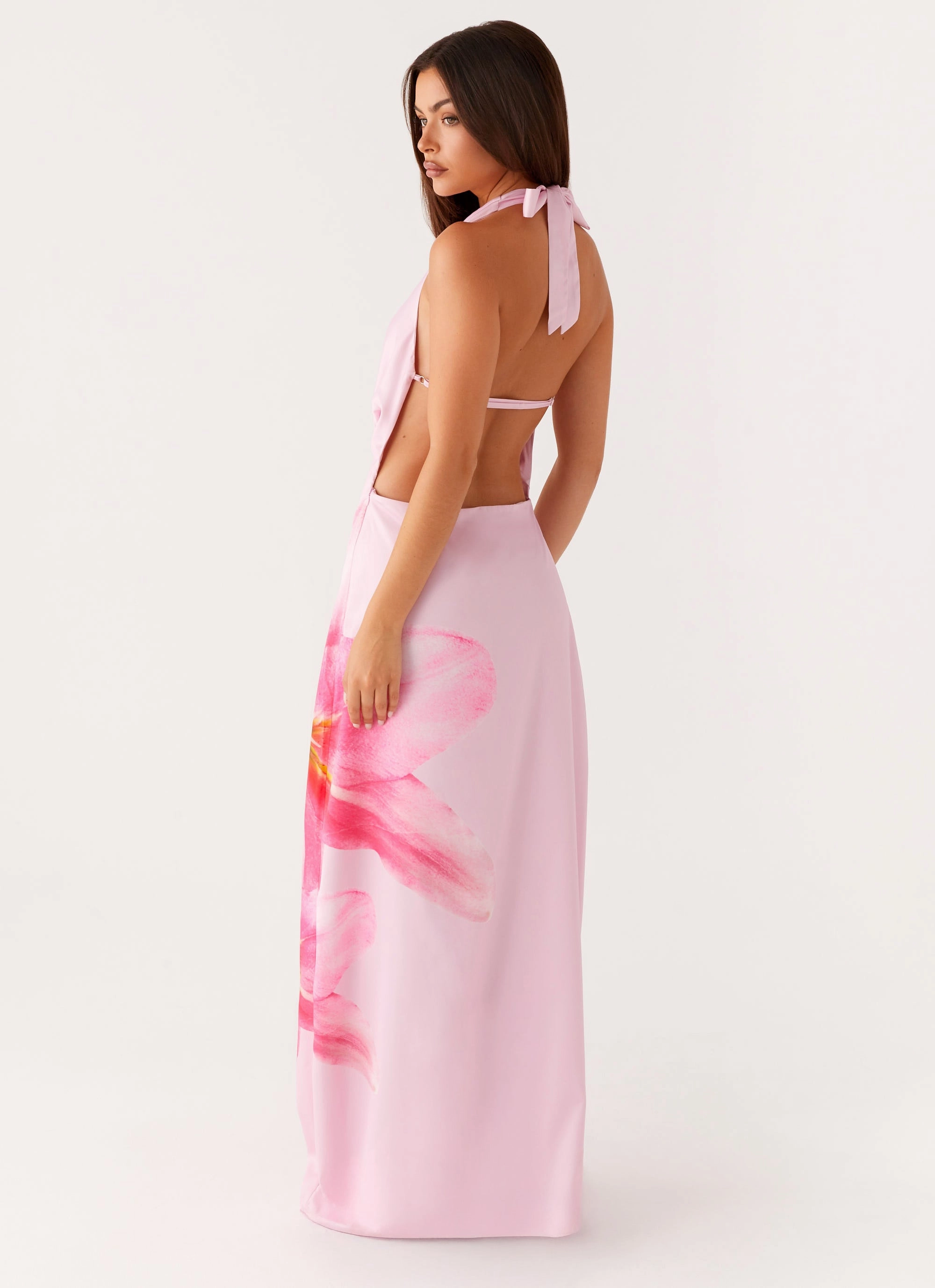 Casual Days Everyday Comfort Wear Bryony Cowl Maxi Dress - Pink
