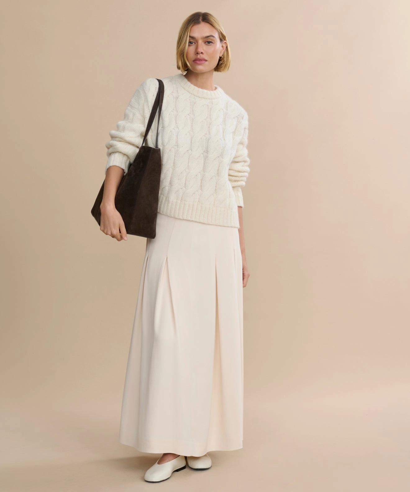 Cable Serena Crewneck Cozy Moments