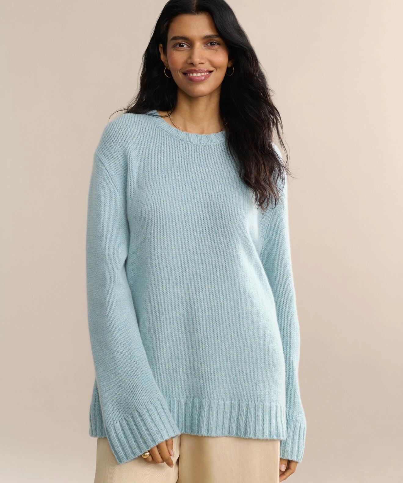 Cashmere Amelia Crewneck Pure Detail Microfiber Blend