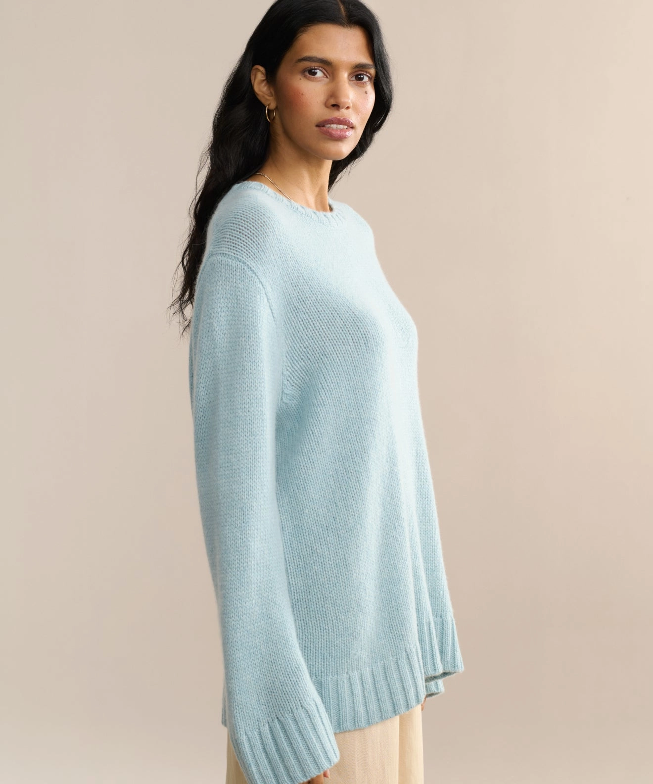 Cashmere Amelia Crewneck Moisture Wicking Yarn