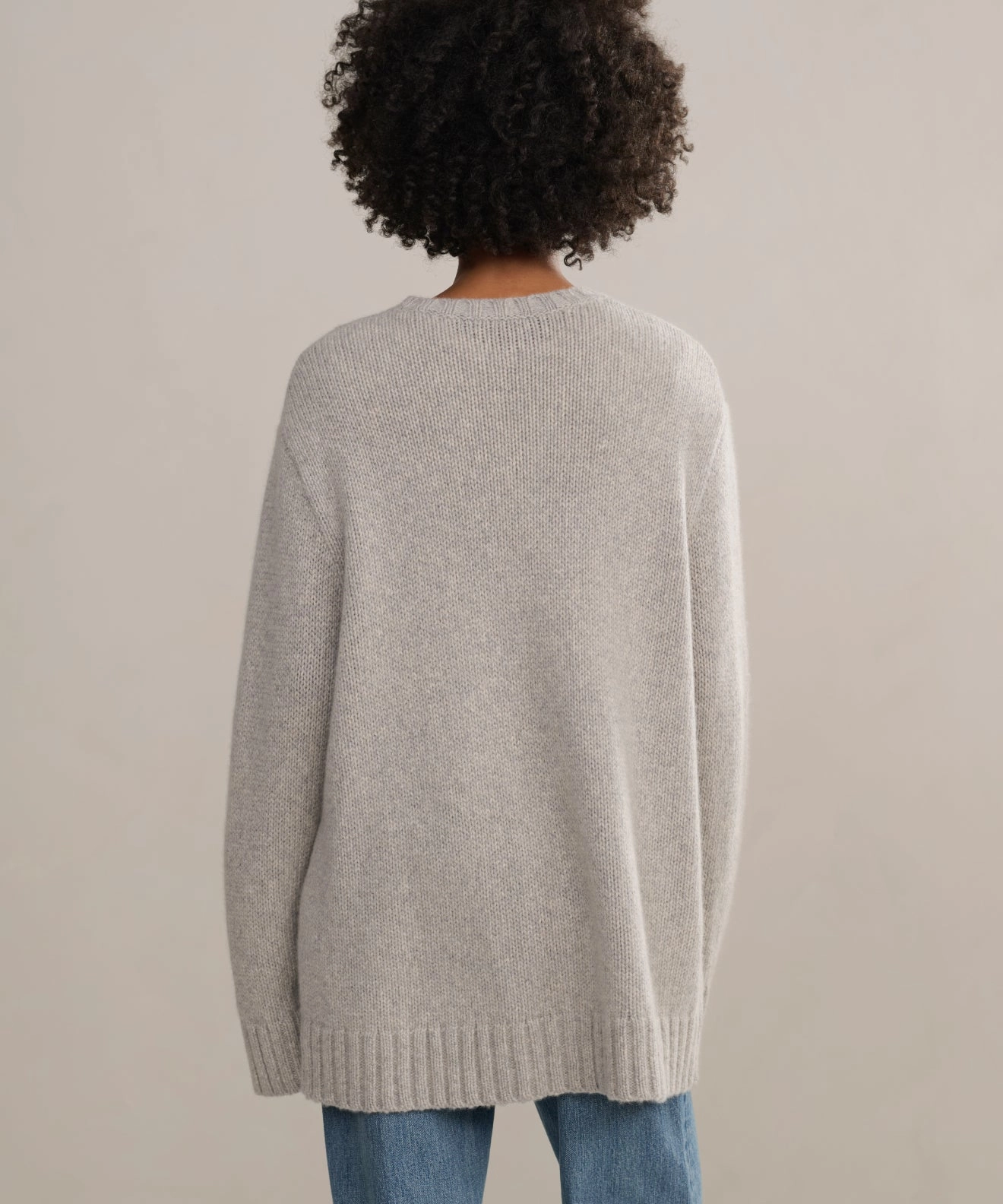 AntiPilling Finish Interlock Weave Cashmere Amelia Crewneck