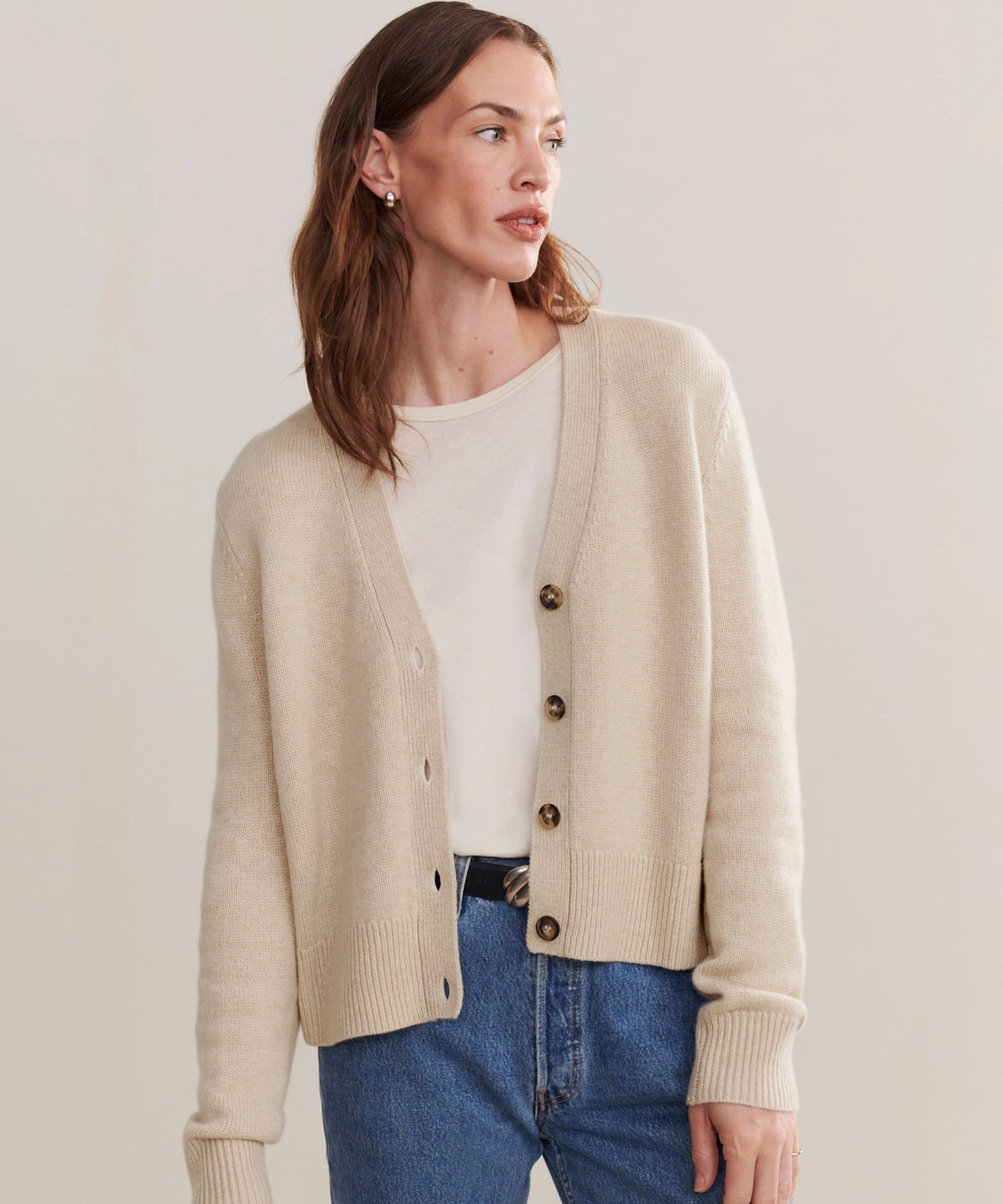 Fall Ready MicrofiberBlend Texture Cashmere Colette Cardigan