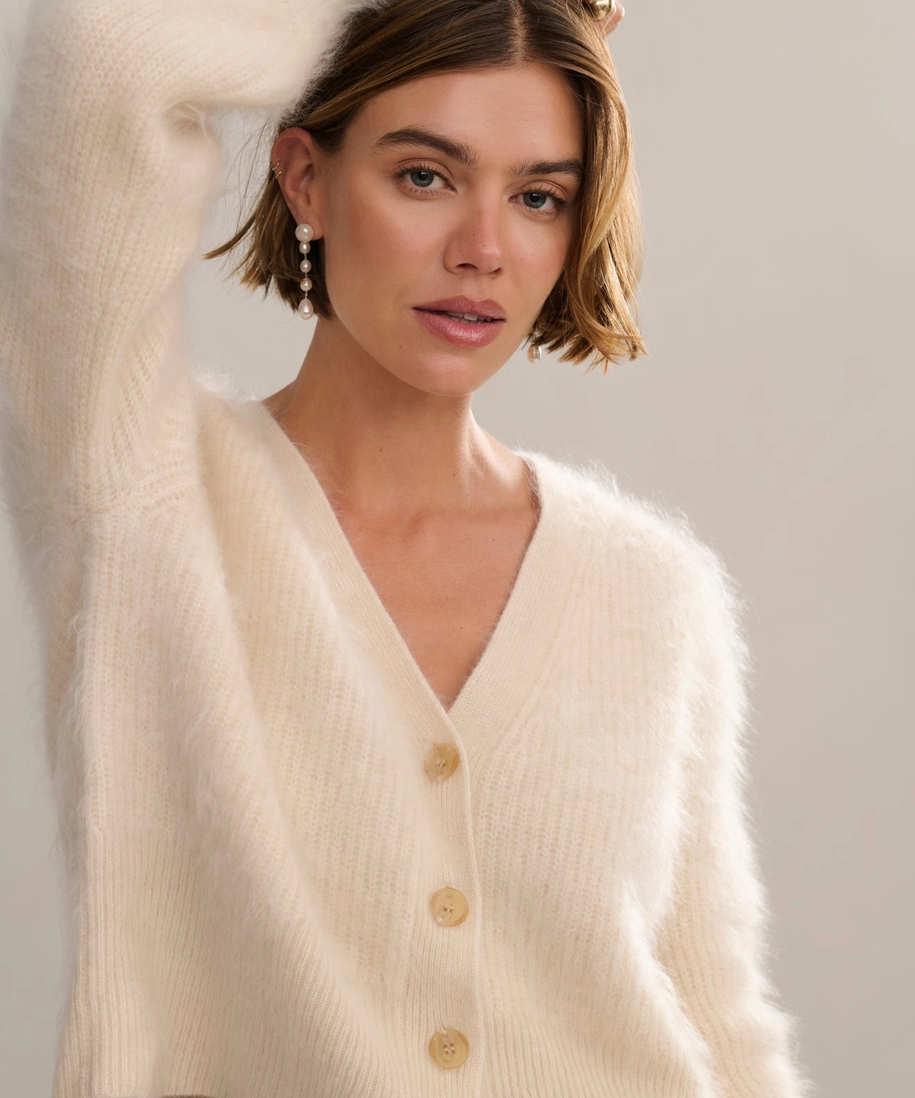 Colorfast Clothing Cashmere Peyton Cardigan