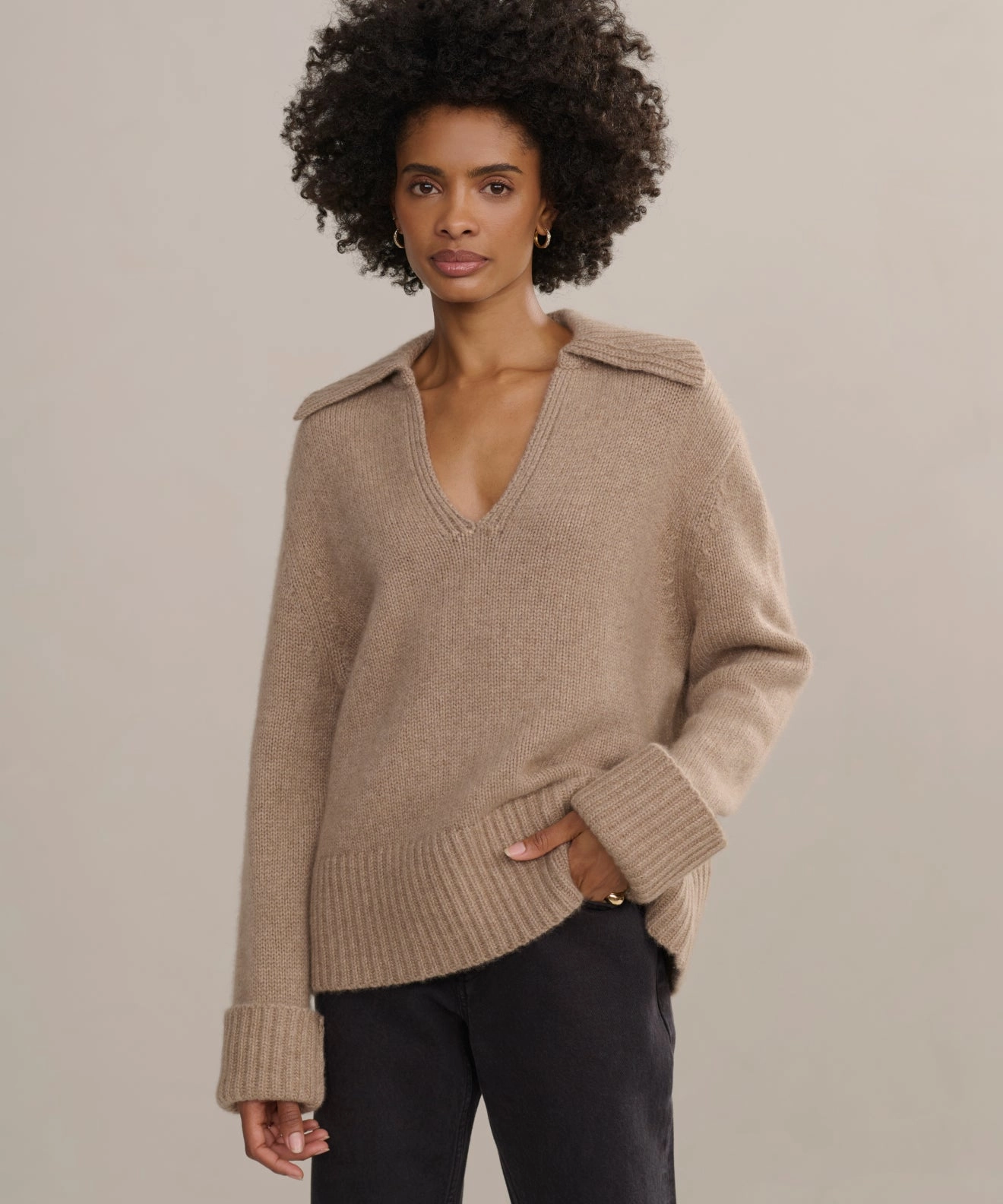Cashmere Phoebe Polo Essential Comfort