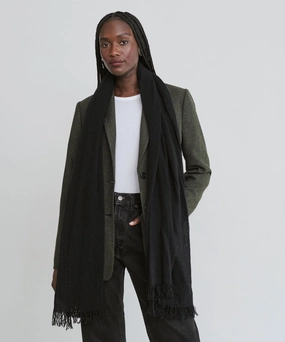 Reverseble Design Breathable Lining Cashmere Shawl