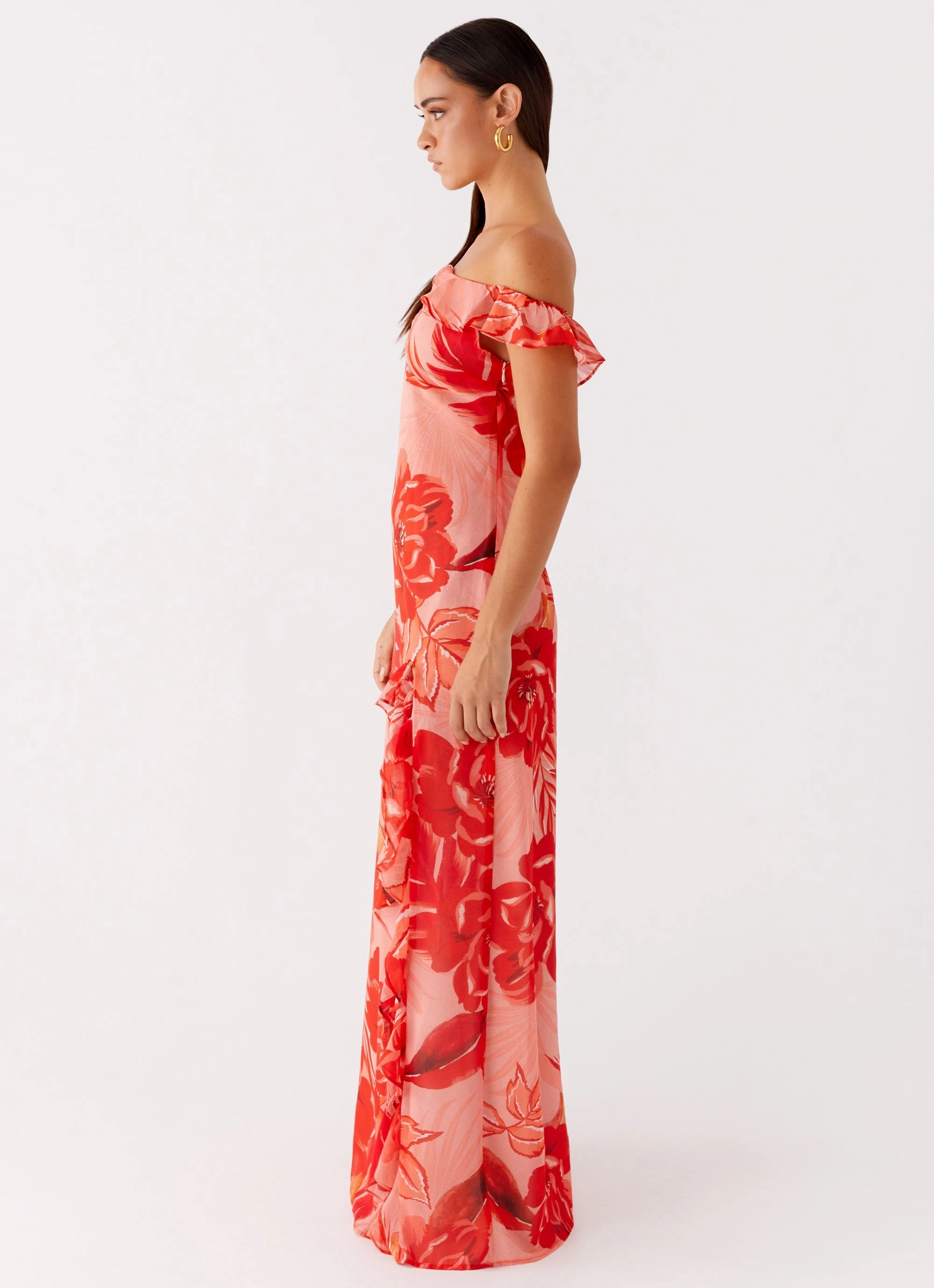 Chic Look Cassiday Maxi Dress - Sicily Sunsets Print