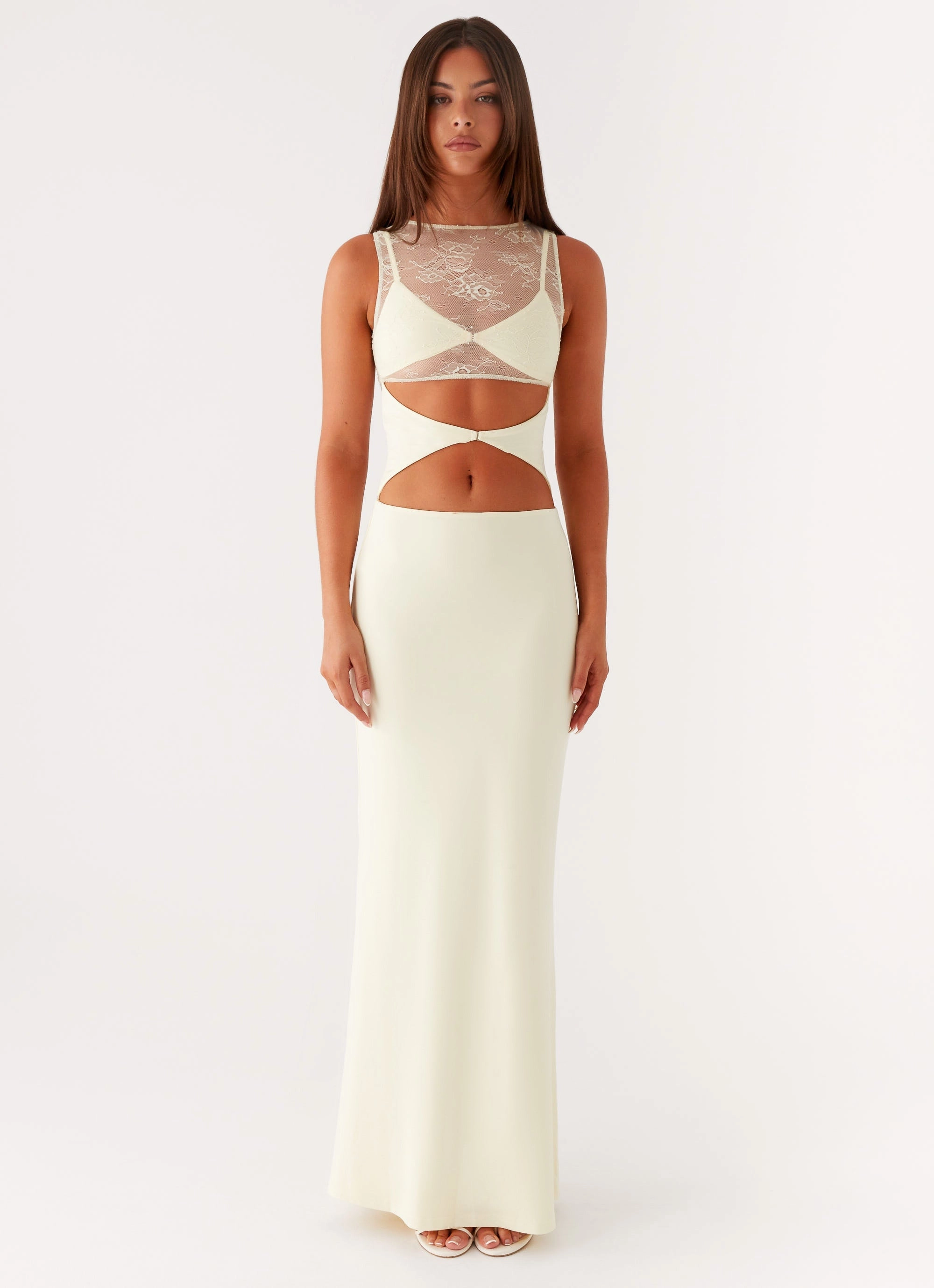 solo wear Imperial Maxi Dress - Yellow