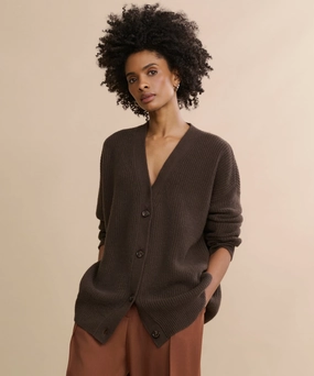 Cashmere Cocoon Cardigan Temperature control Closet Essential