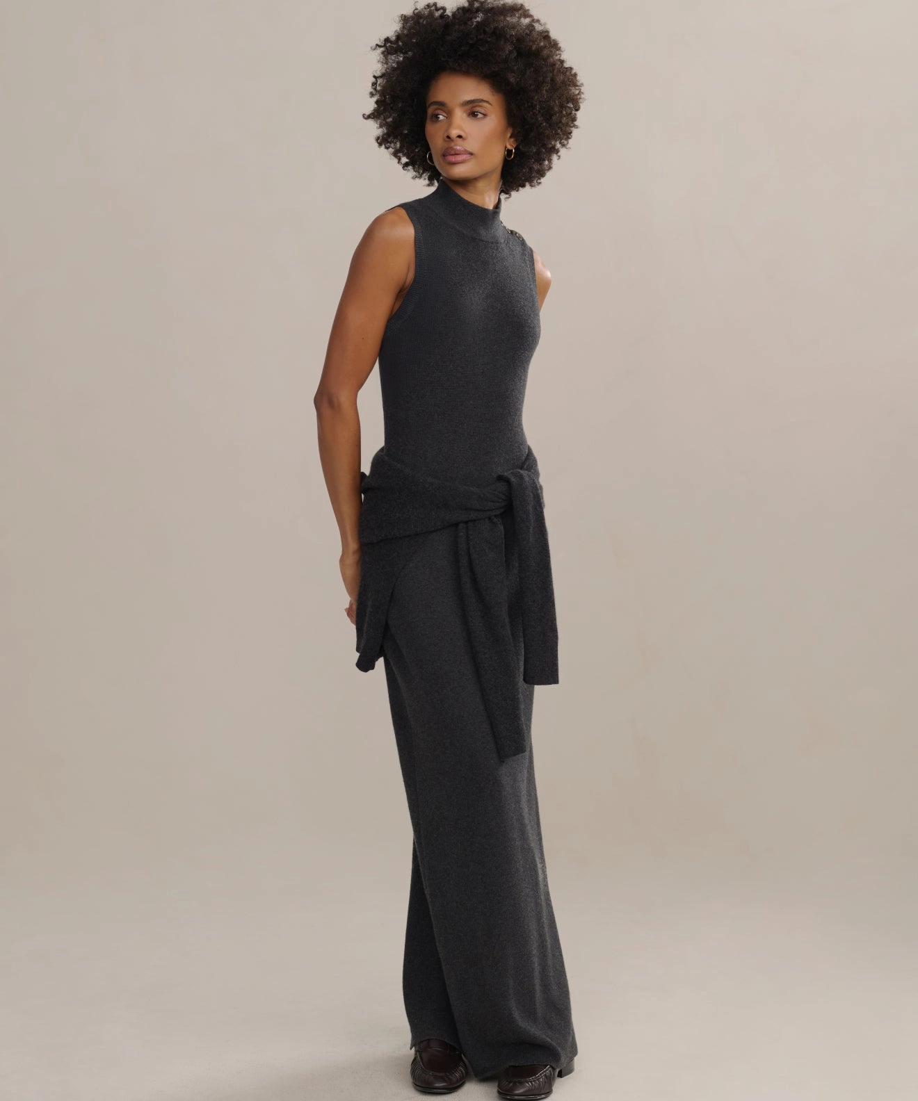 Celia Sweater Dress Golden Scene