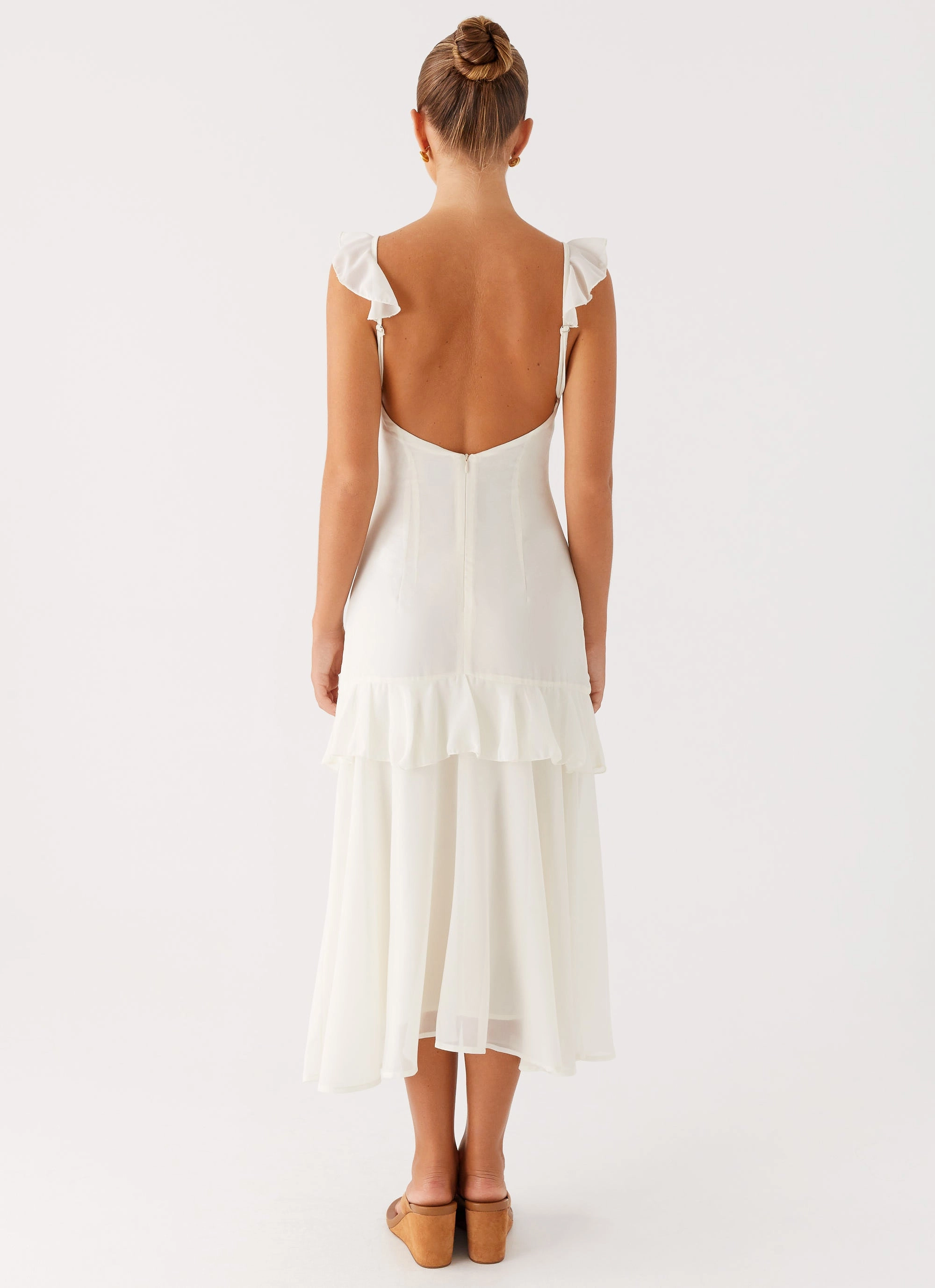 Effortless Comfort Celie Midi Dress - Ivory