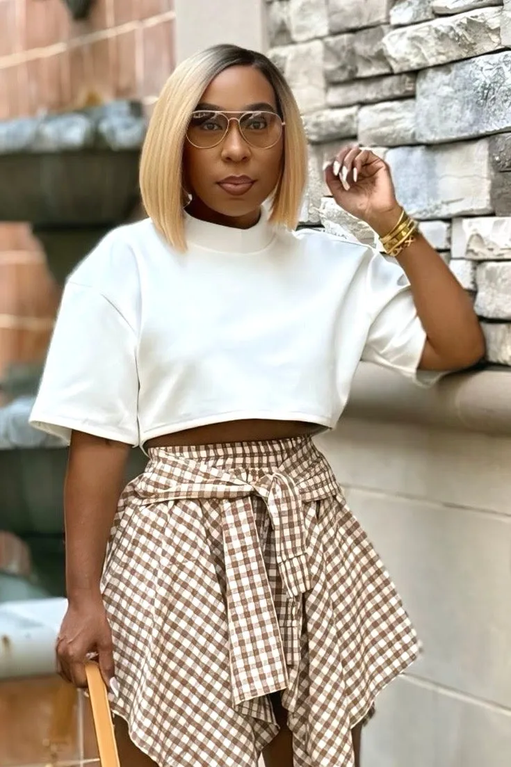 HeavyweightThermal Chloe Luxury Heavy Knit Crop Top