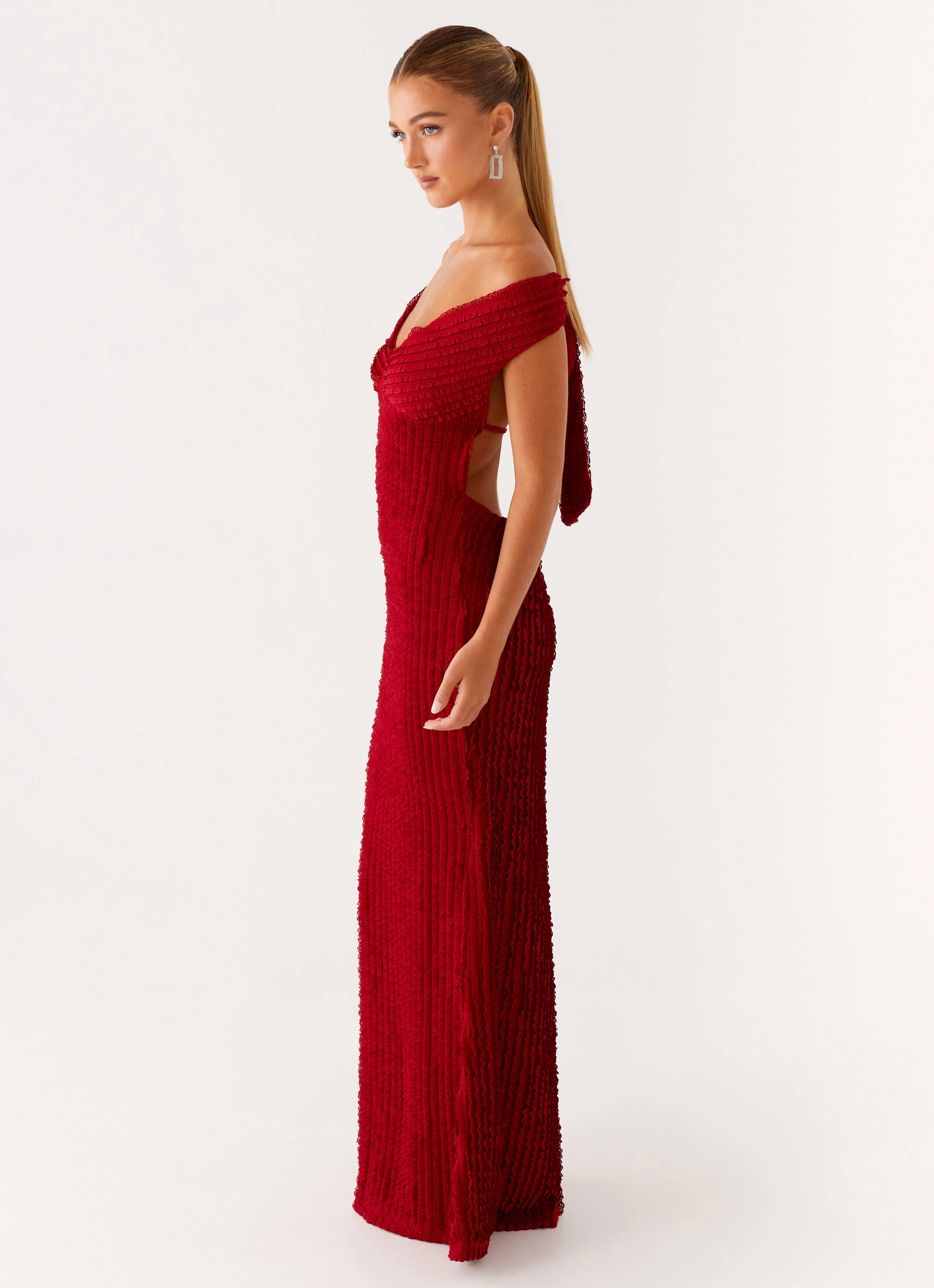spring fashion Chantelle Maxi Dress - Red