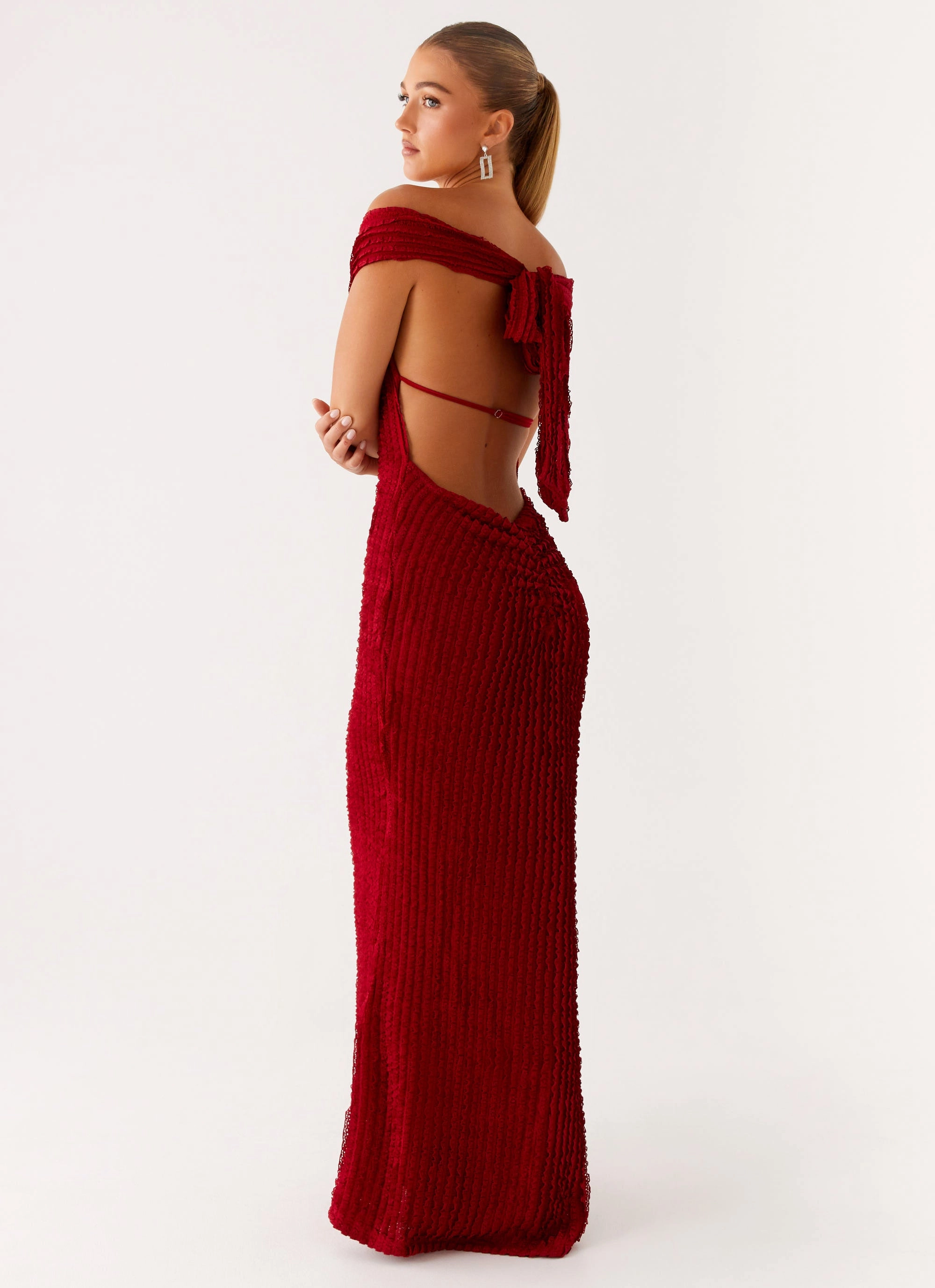 Guest Shine Chantelle Maxi Dress - Red