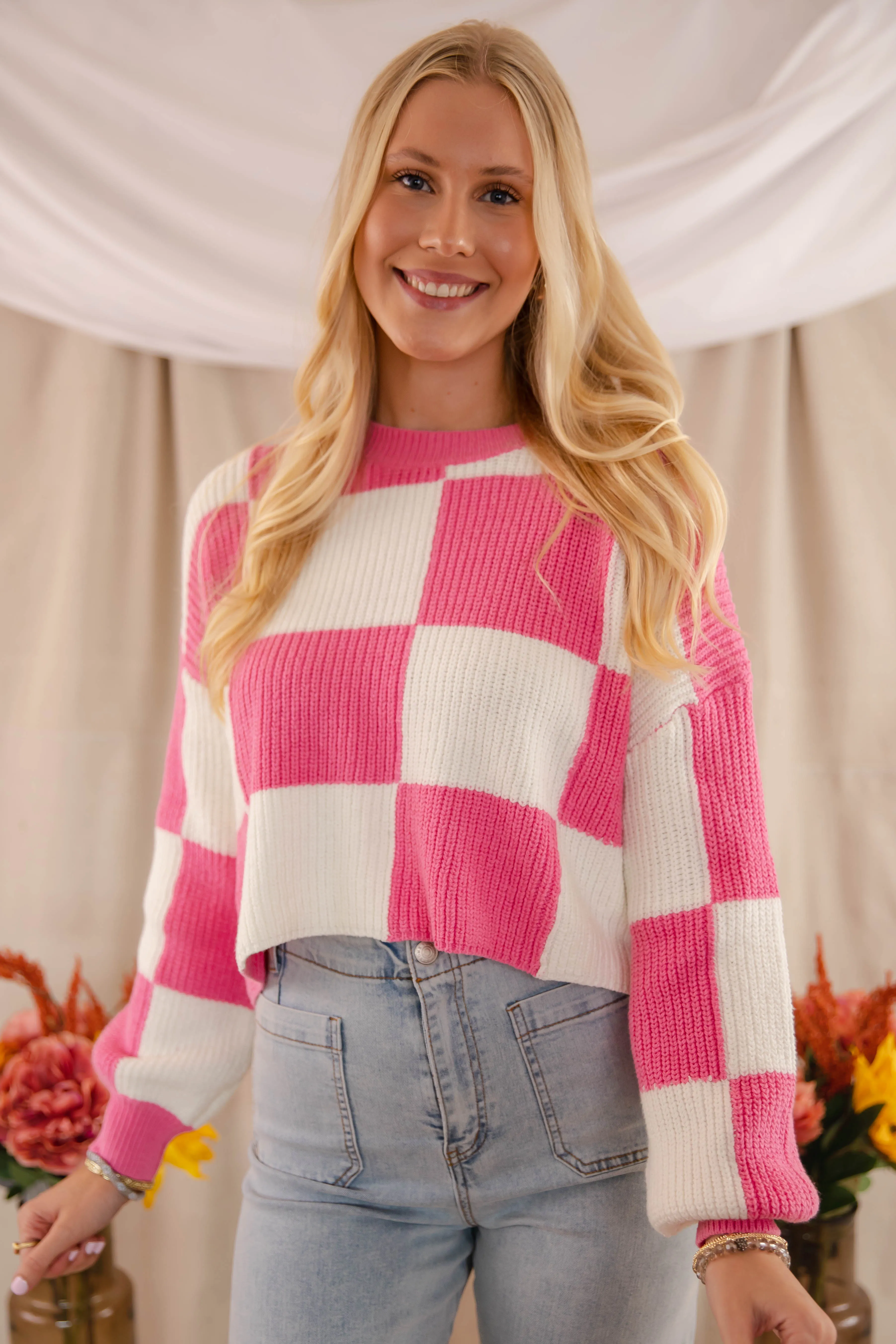 Bonded Seam Construction EcoCertified Material Checking Off the Boxes Sweater-Pink