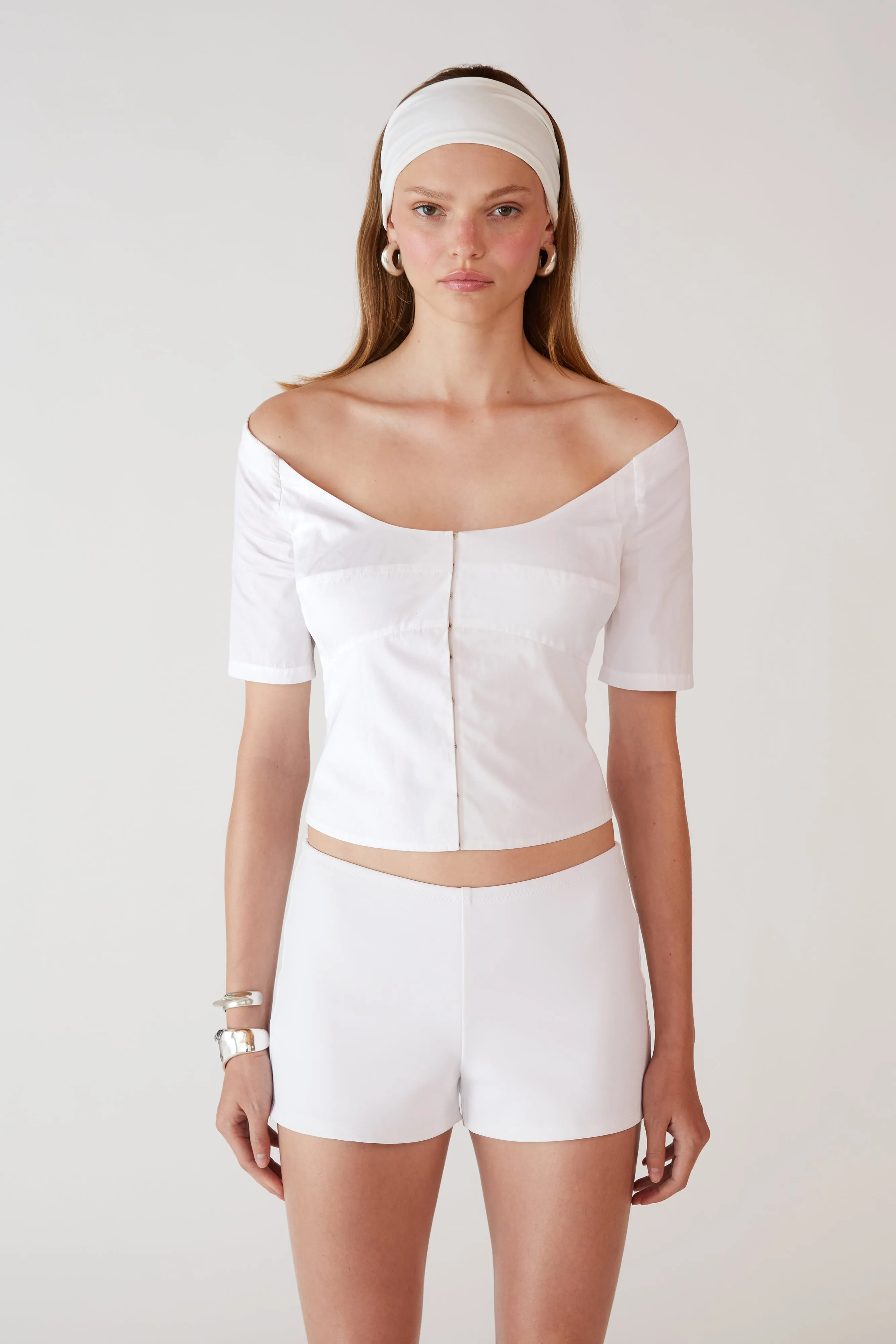 Hook & Eye Bustier Natural Silhouette