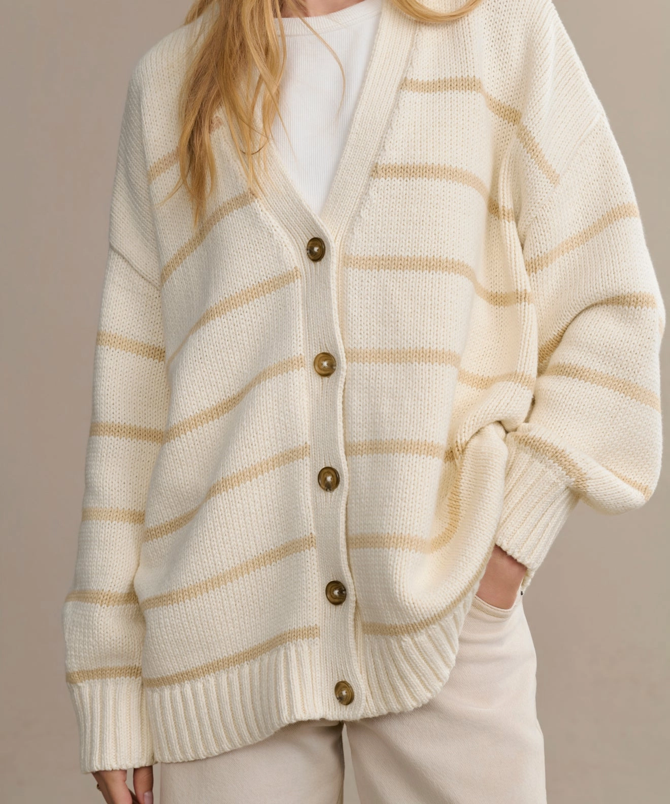 Chloe Cardigan Ventilated Panels