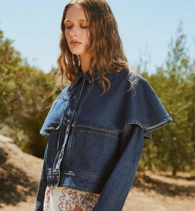 Light and Comfortable Clarke Jacket | Dark Denim