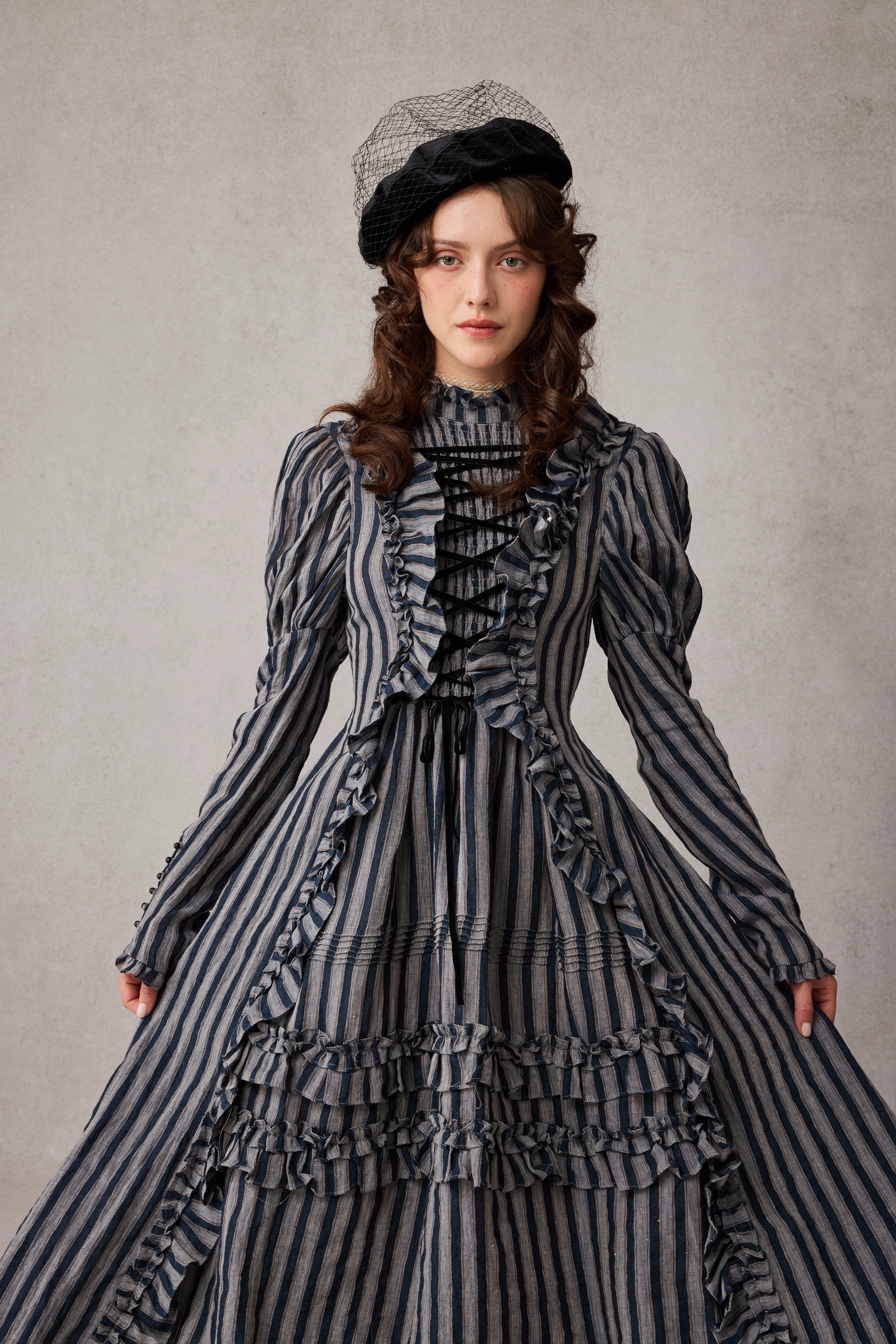 No Pinch Elizabeth 15 | Victorian Linen Dress