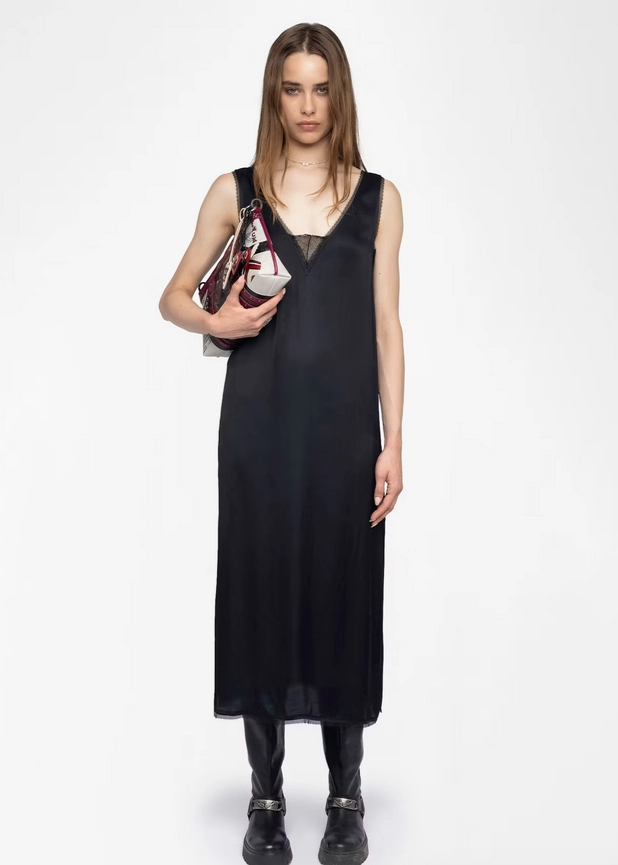 Night Appeal Easy Layering Piece Zadig & Voltaire Renzo Satin Dress