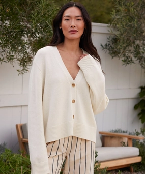 Eco Friendly Dye Cashmere Colette Cardigan