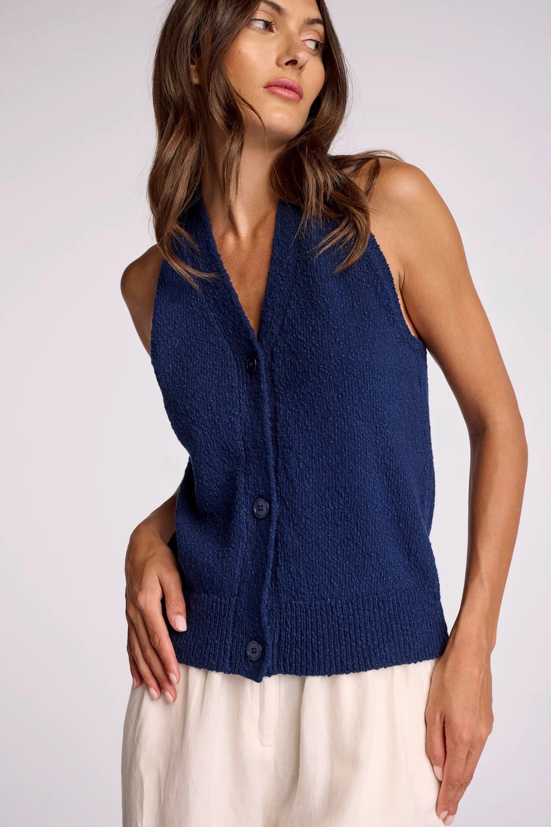 Layered Cuff Sundays Zya Sweater Vest
