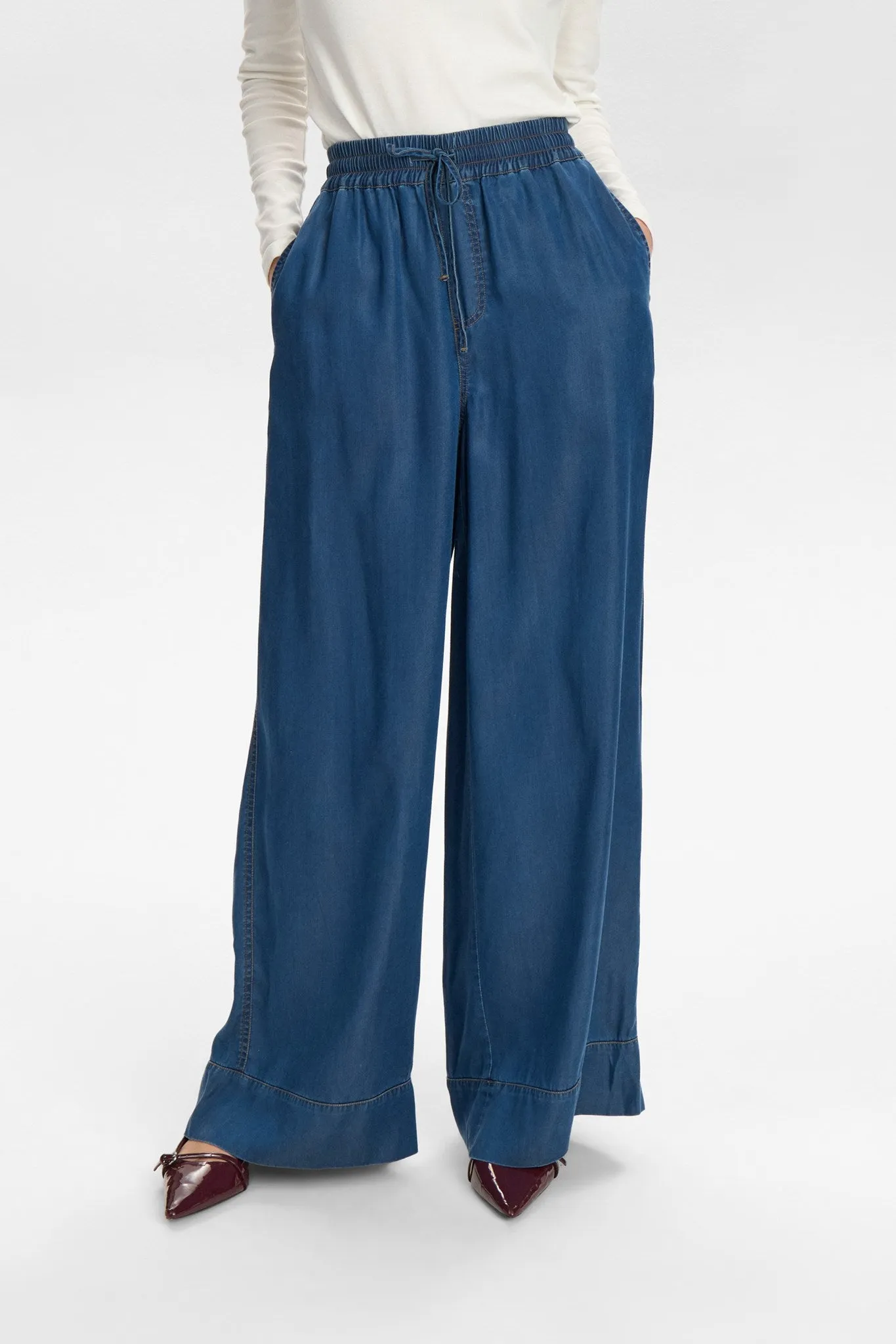 Move Friendly NUMIAMI PANTS - Medium Blue Denim
