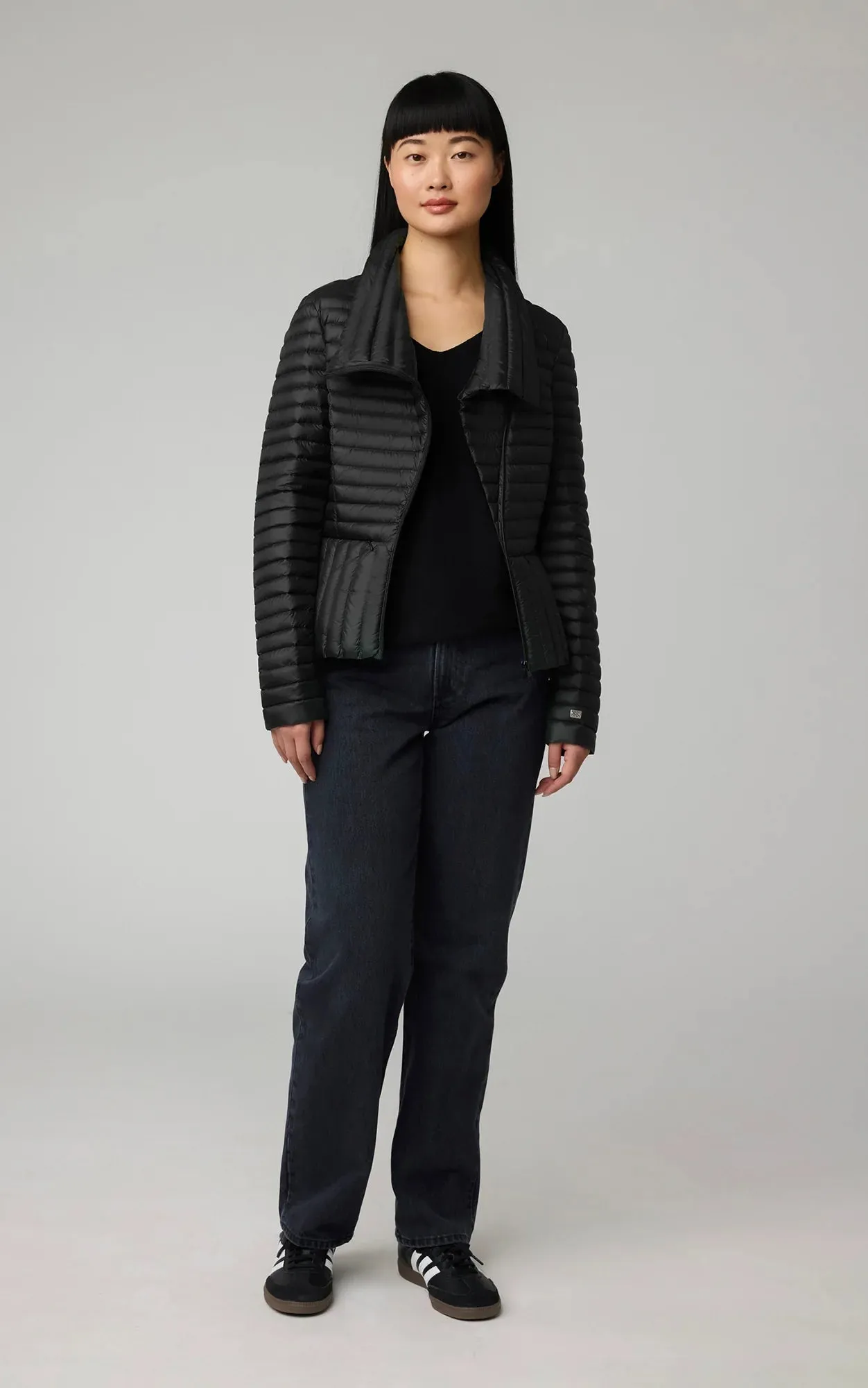 Functional Pockets Style Weatherproof Zipper SOIA & KYO Brandy Down Jacket