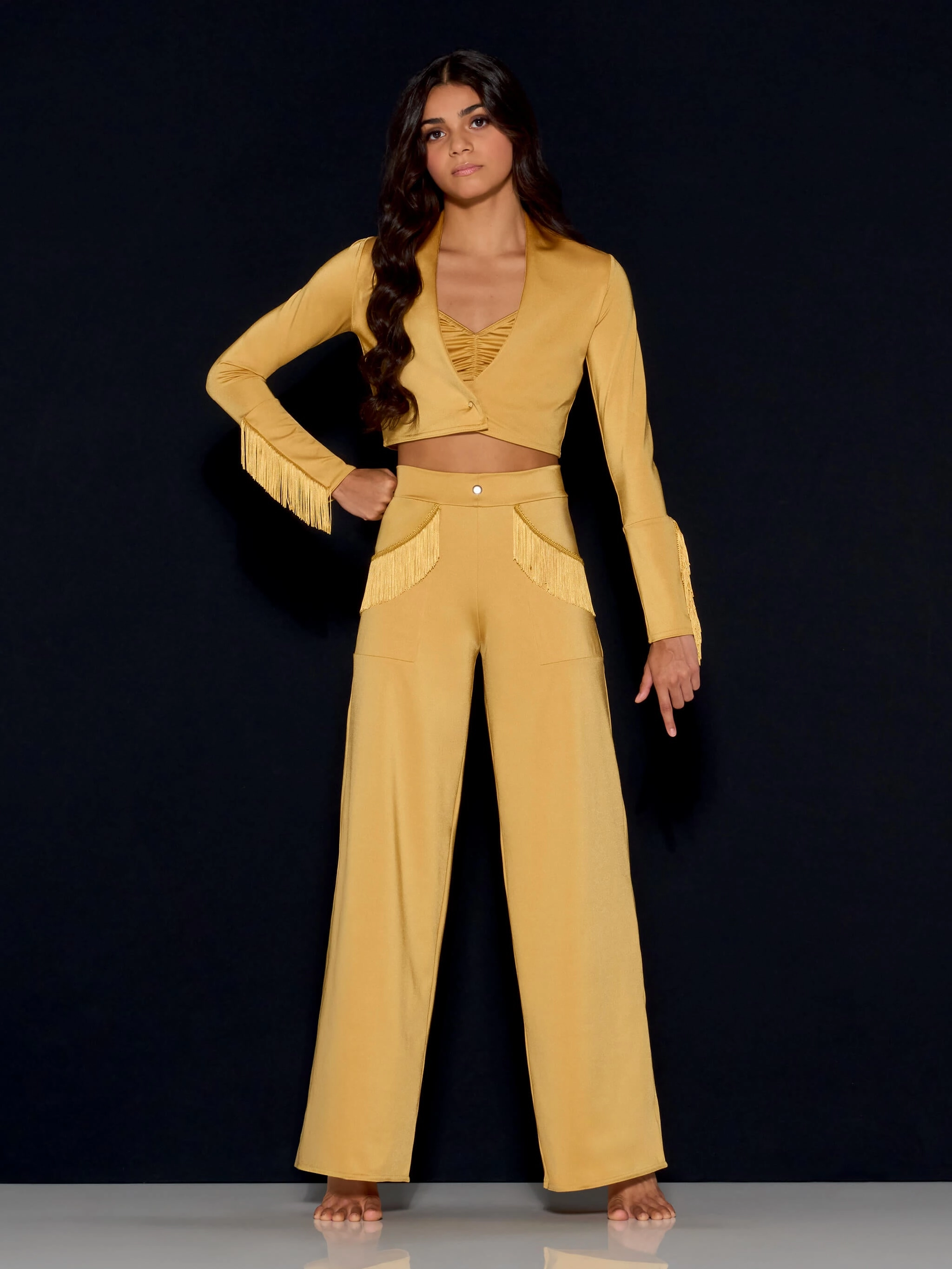 Contrast Stitch Wagon Wheel - Pant