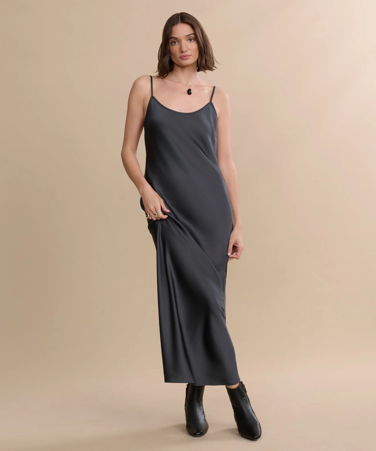 Vacation Outfit Polished Wear Cleo Slip Dress
