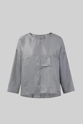 Relaxed Cut Relaxed Trend Coconut 08 | linen top