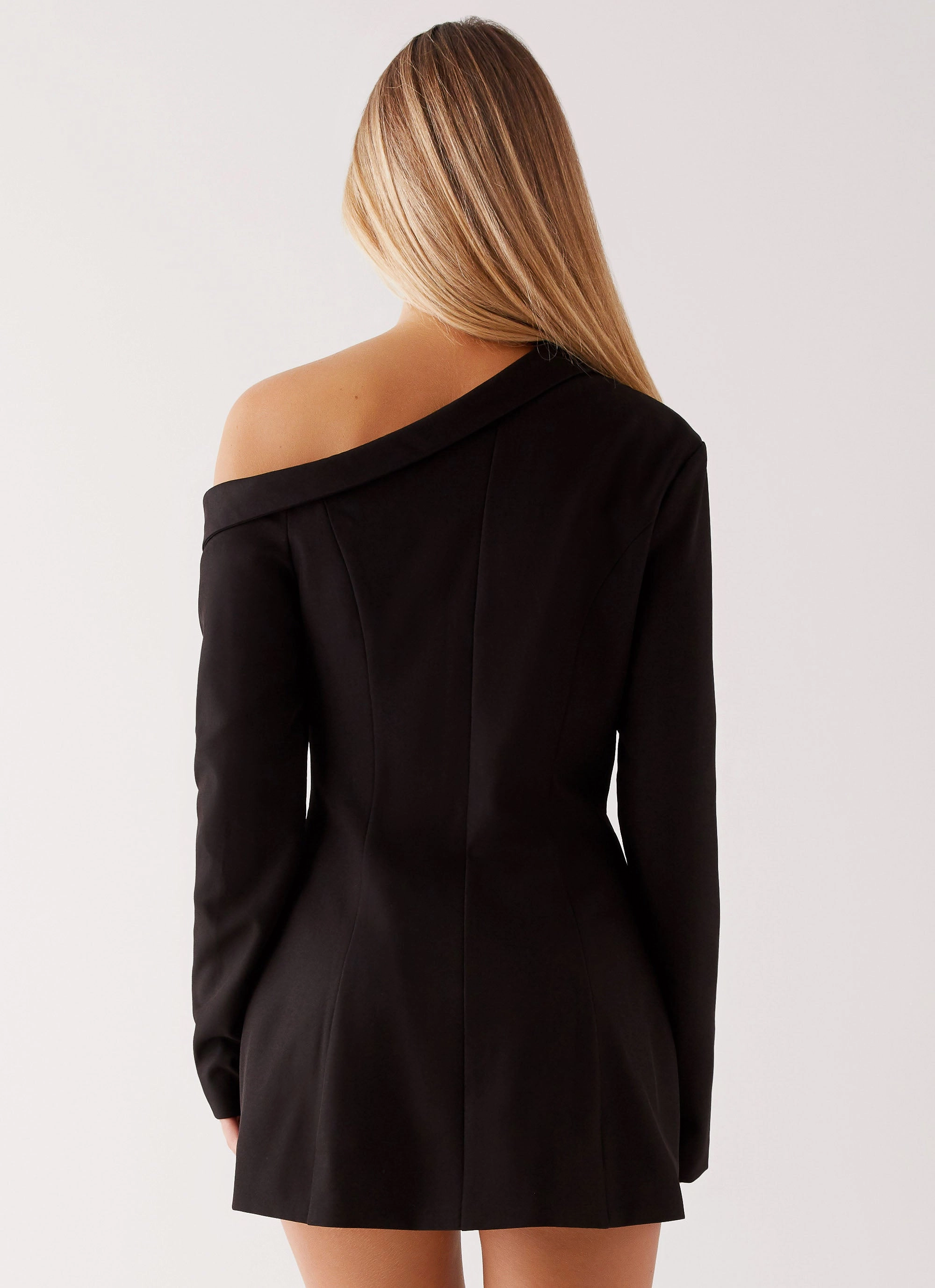 Cody Mini Dress - Black Reinforced Knee Panels