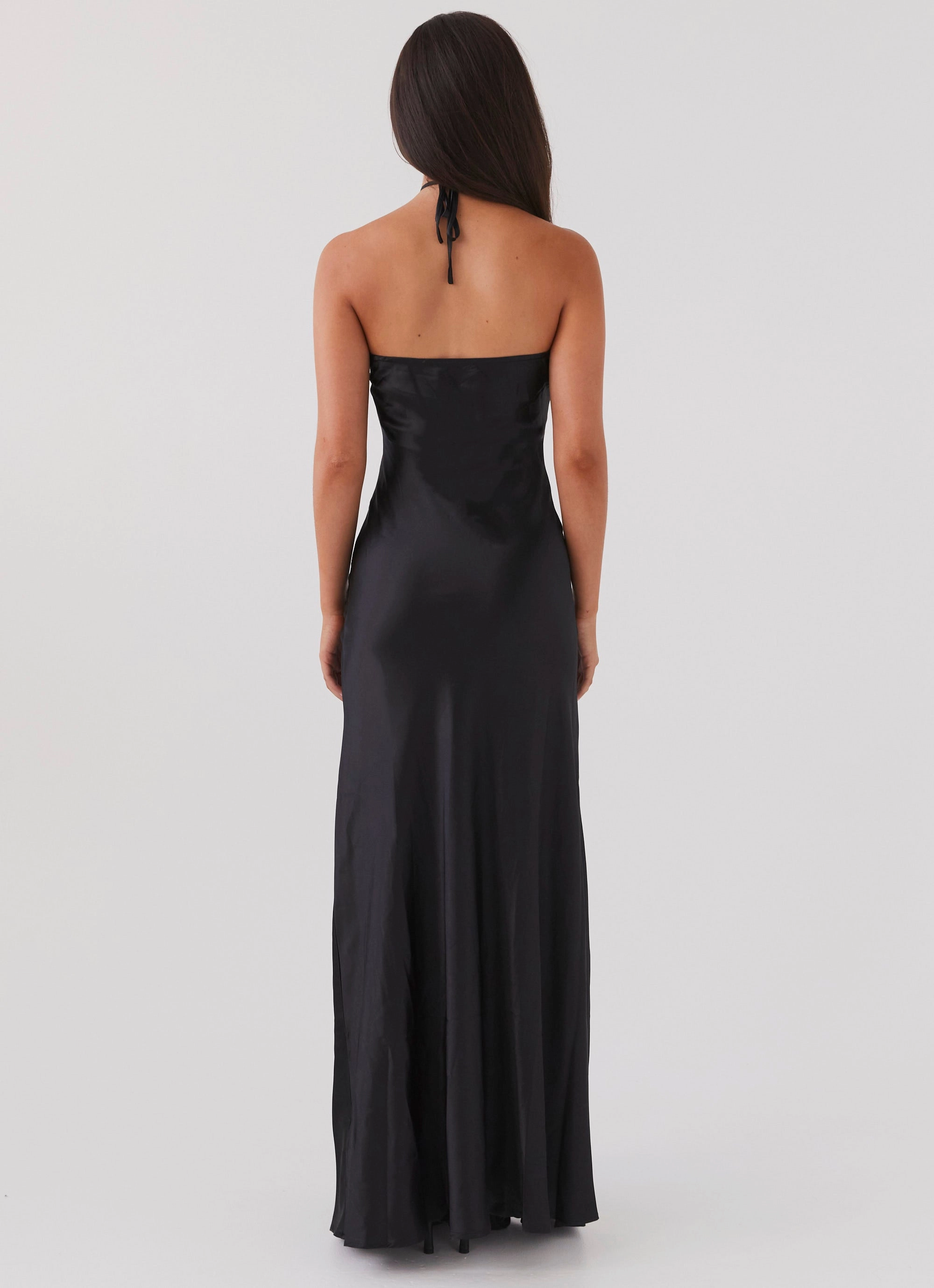 Noir Symphony Maxi Dress - Black Fit Focused