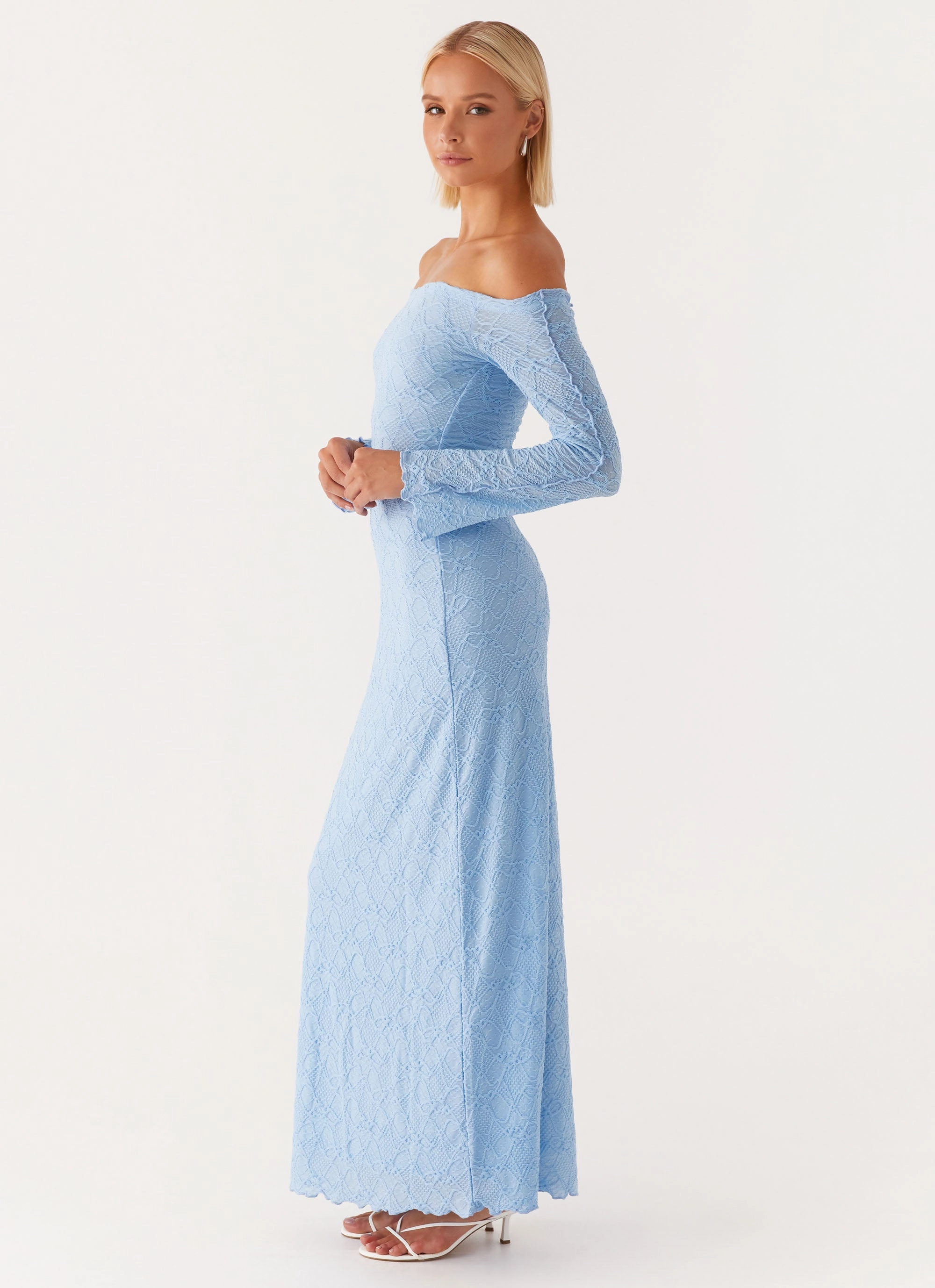 Elouera Maxi Dress - Baby Blue Tailored Wear